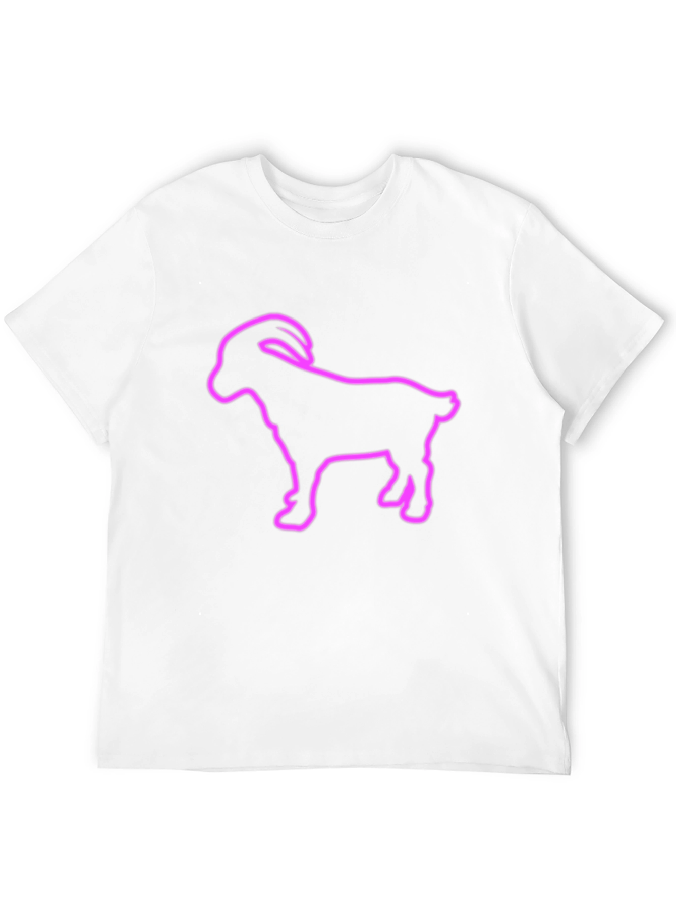 Goat Outline Graphic T-Shirt