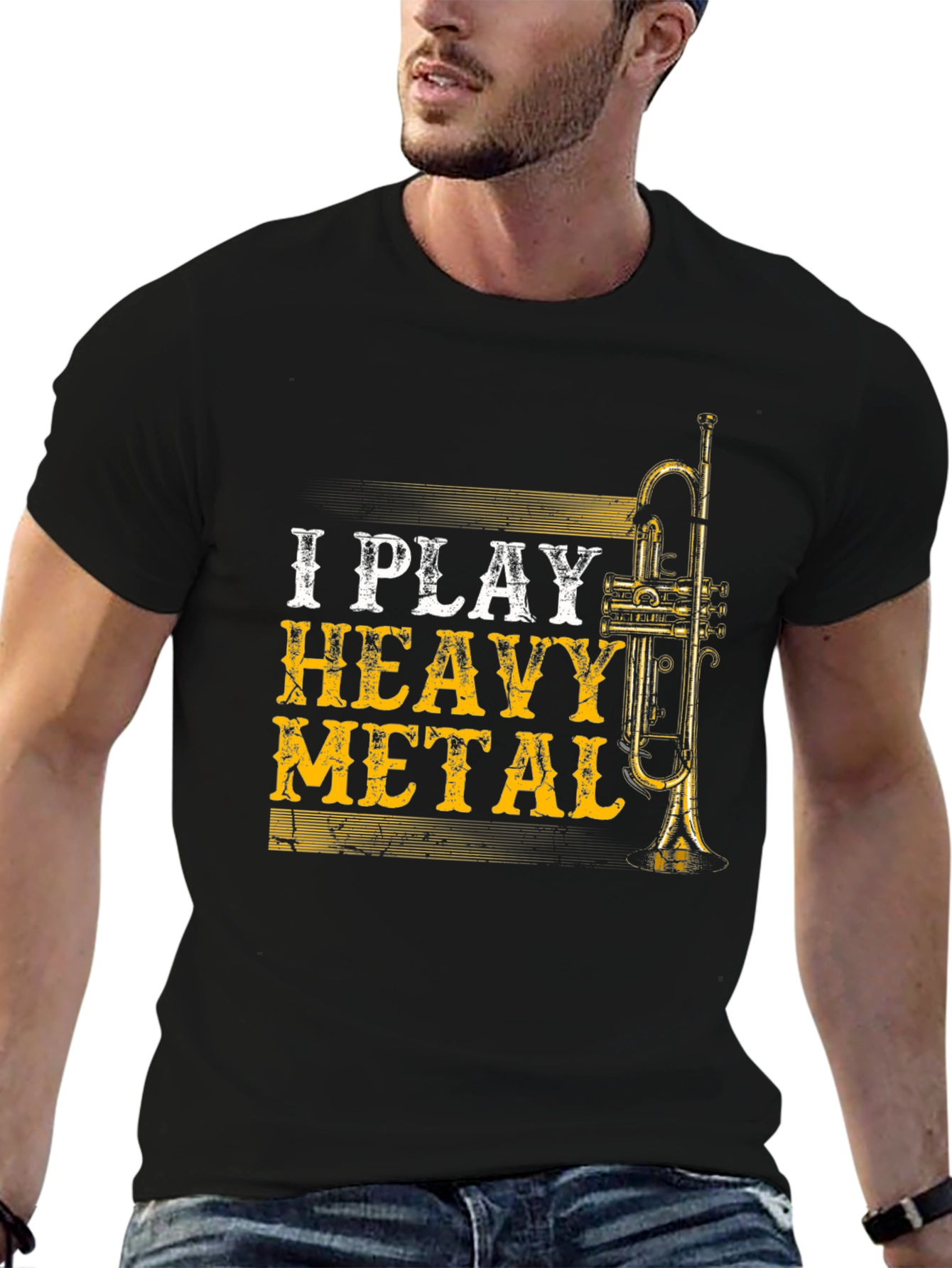 I Play Heavy Metal Trumpet Player T-Shirt