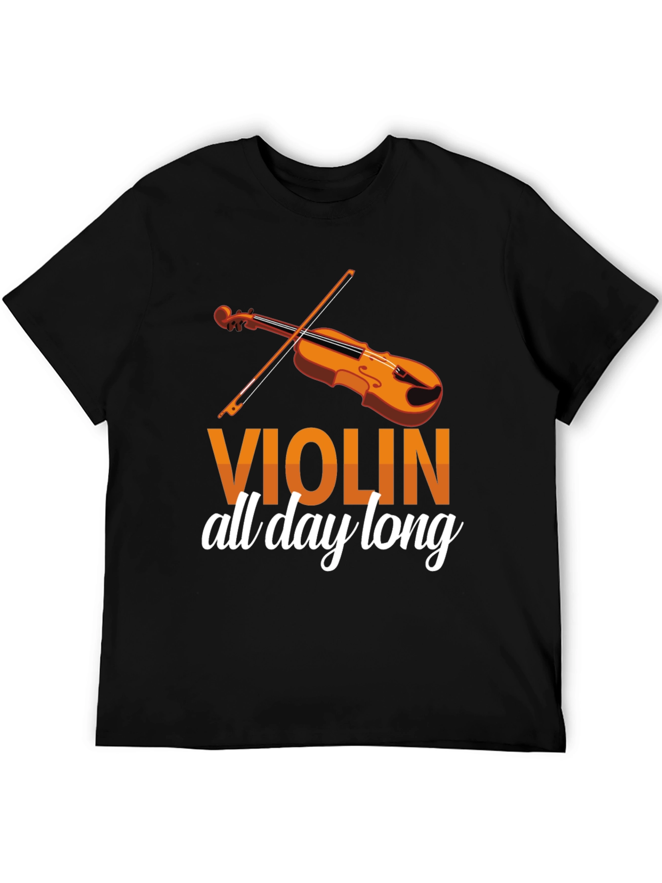 Violin All Day Long Graphic T-Shirt