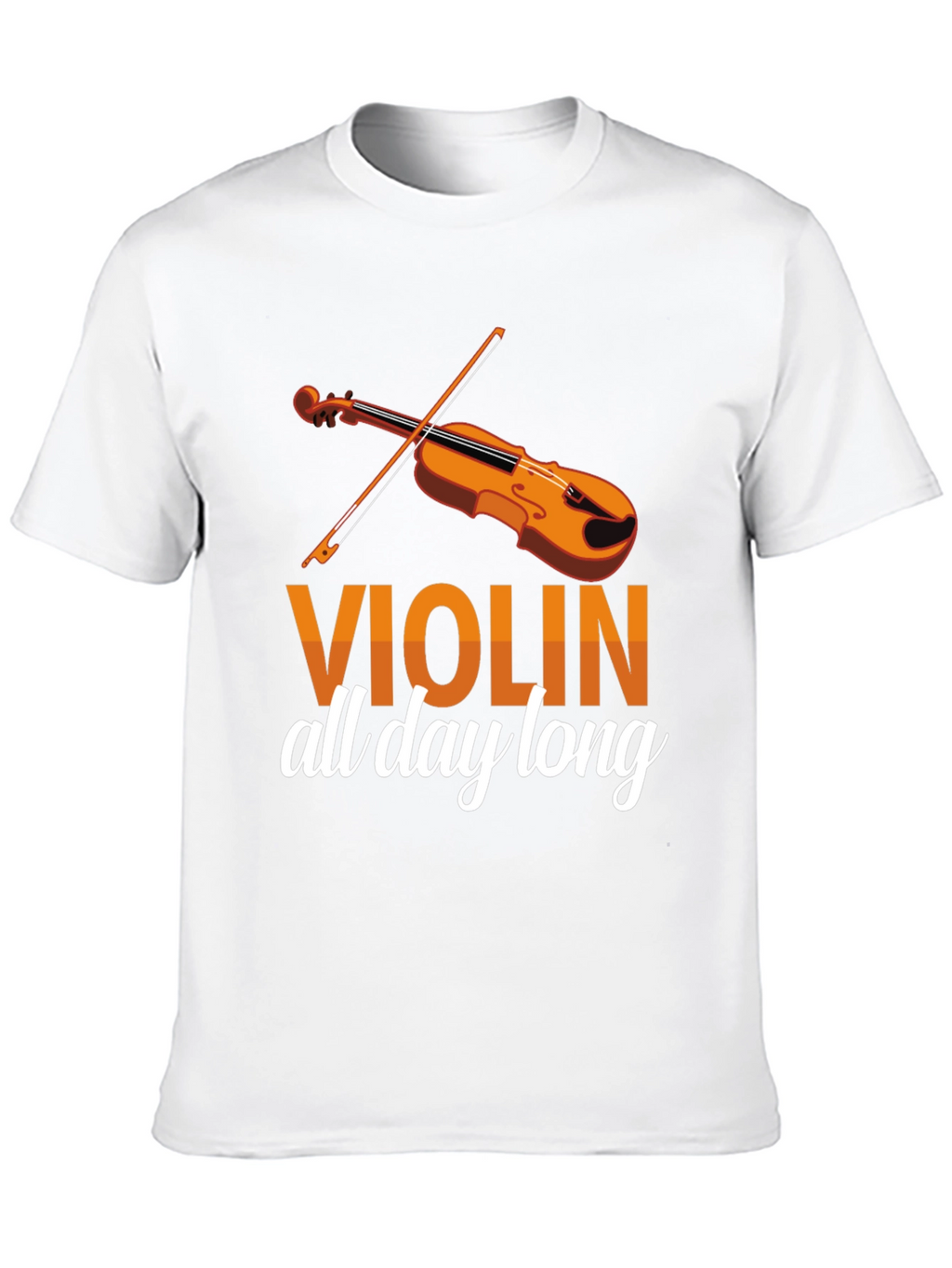 Violin All Day Long Graphic T-Shirt