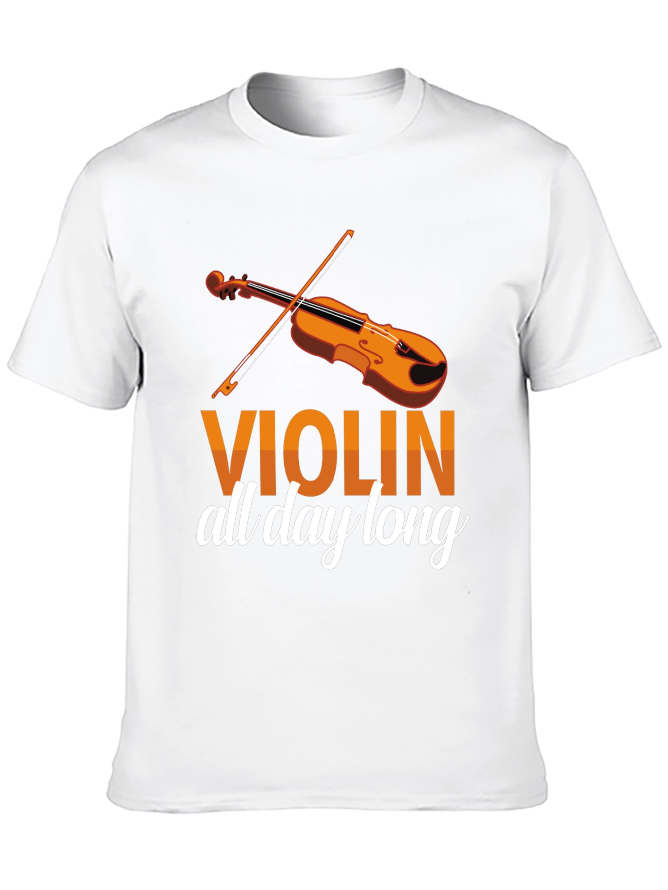 Violin All Day Long Graphic T-Shirt