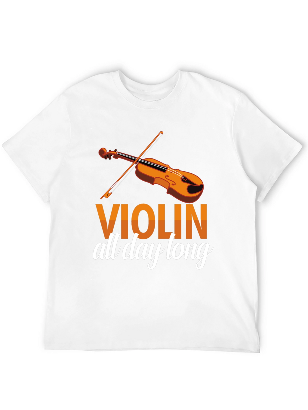 Violin All Day Long Graphic T-Shirt