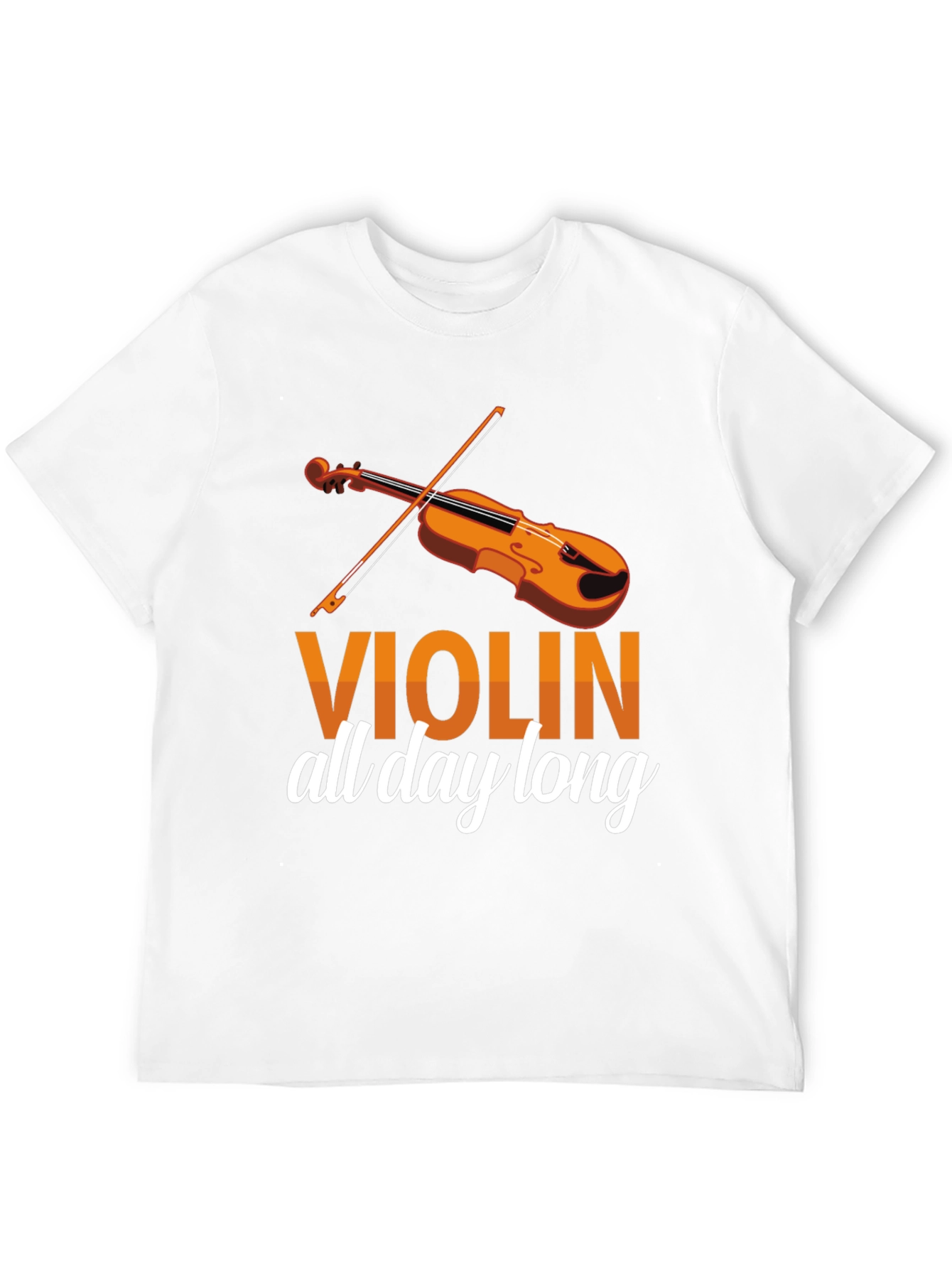 Violin All Day Long Graphic T-Shirt
