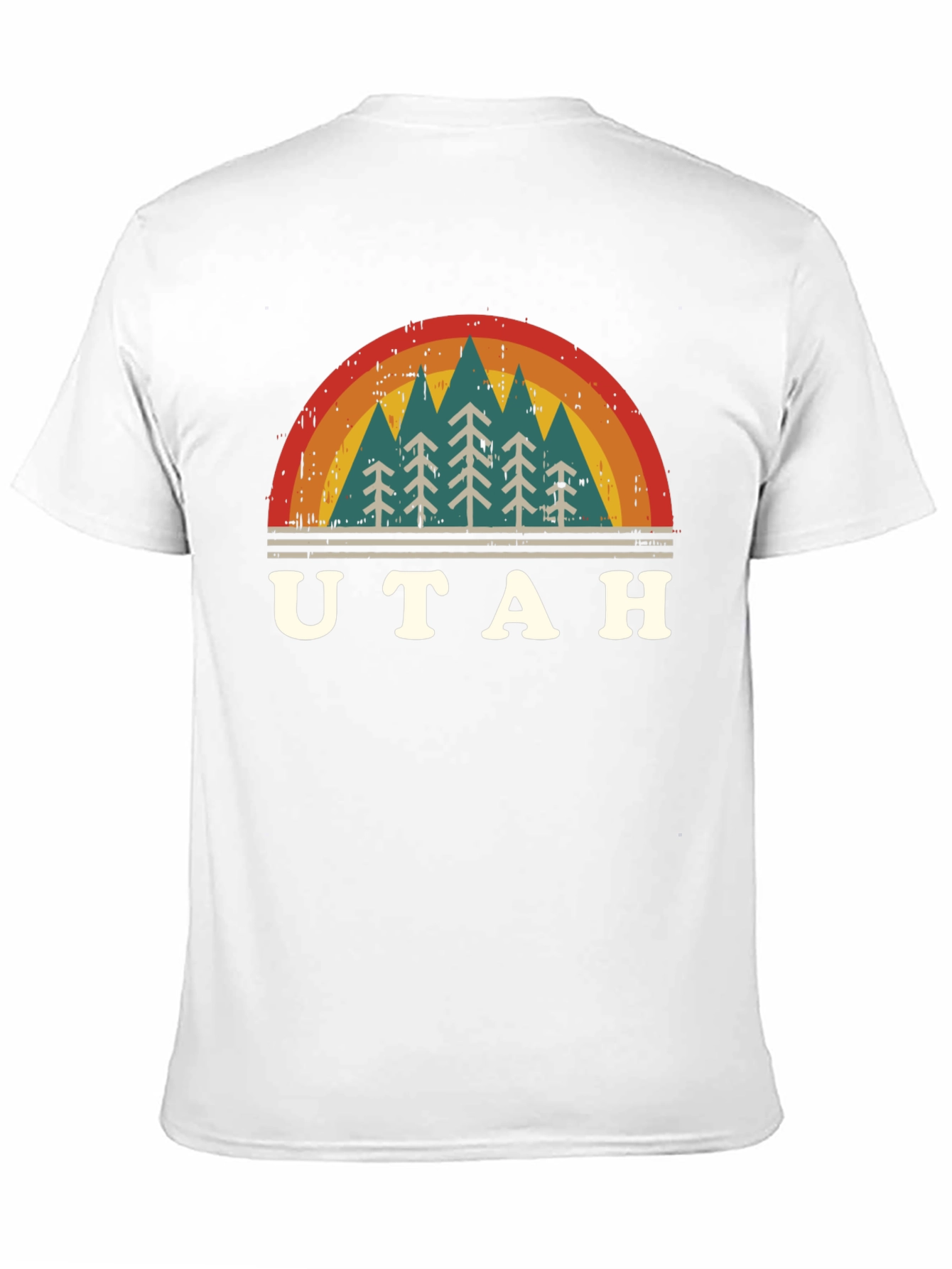 Retro Utah Trees T-Shirt