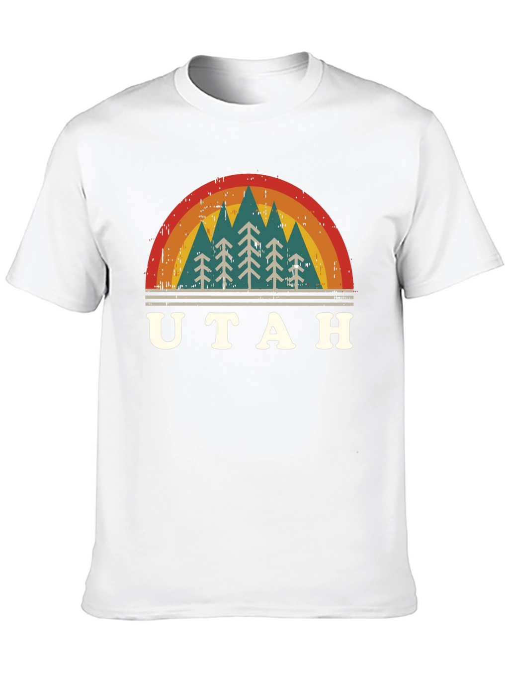 Retro Utah Trees T-Shirt