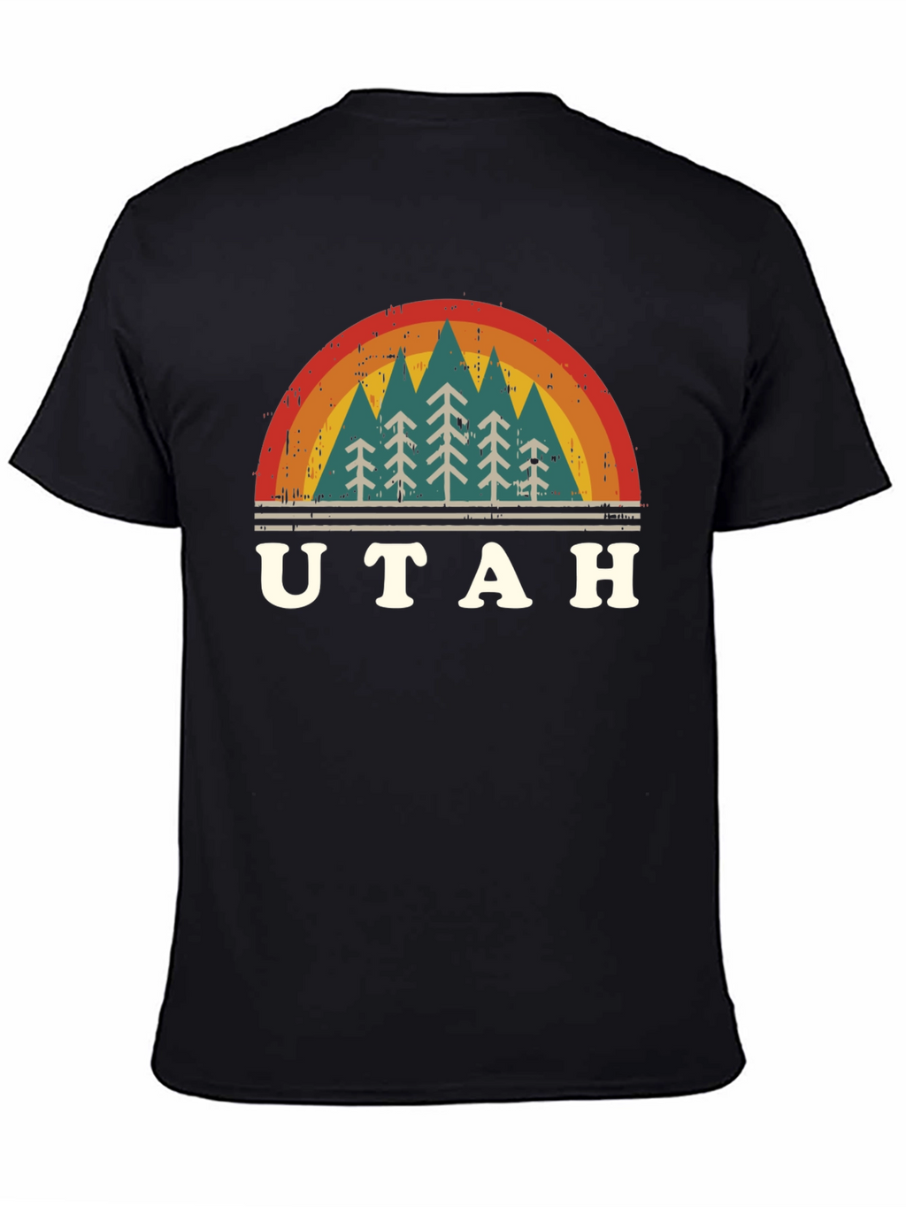 Retro Utah Trees T-Shirt