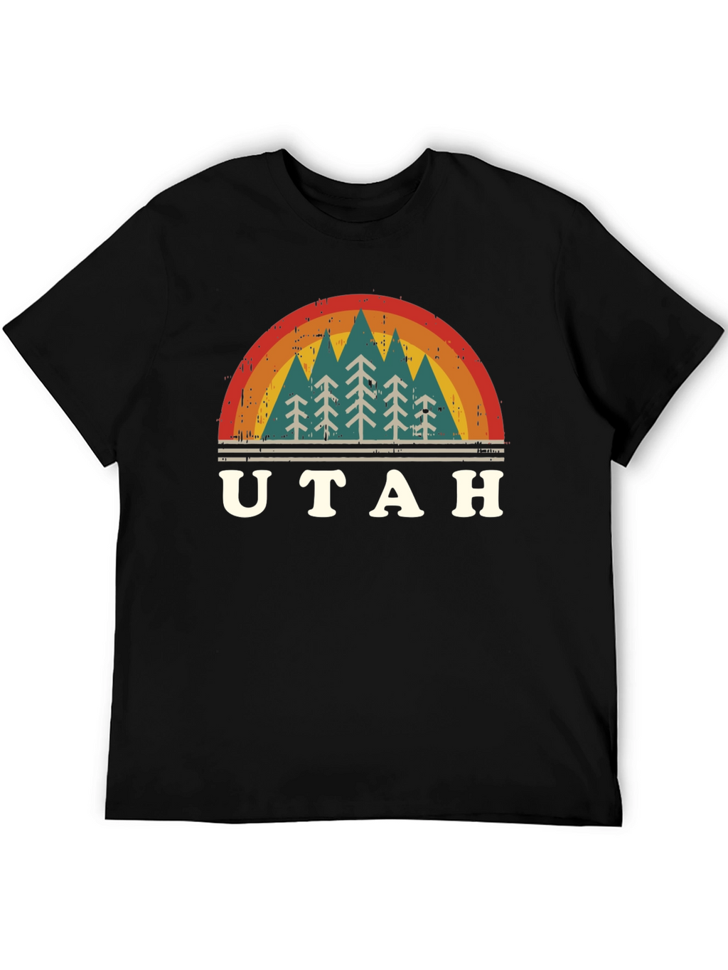 Retro Utah Trees T-Shirt