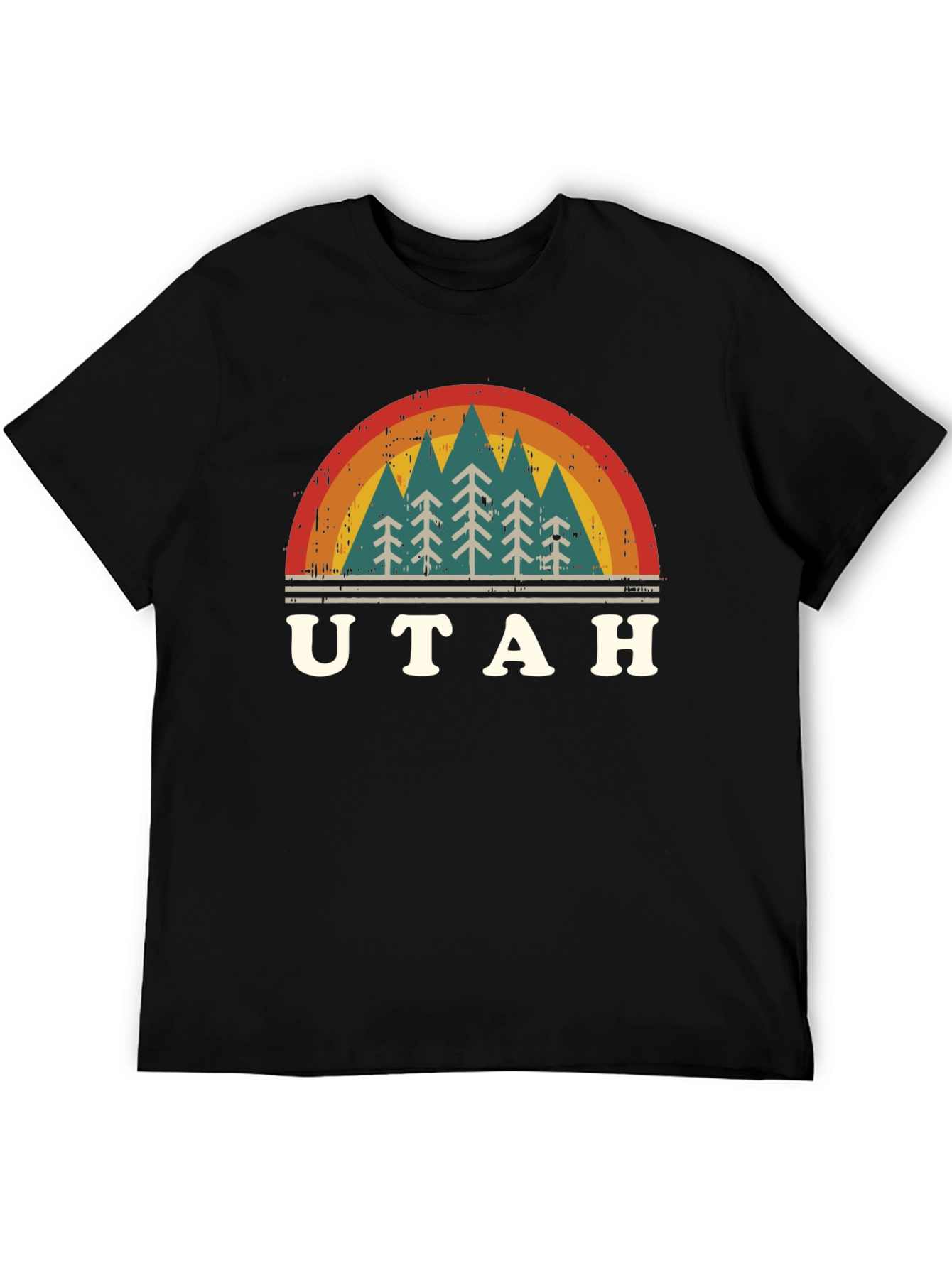Retro Utah Trees T-Shirt