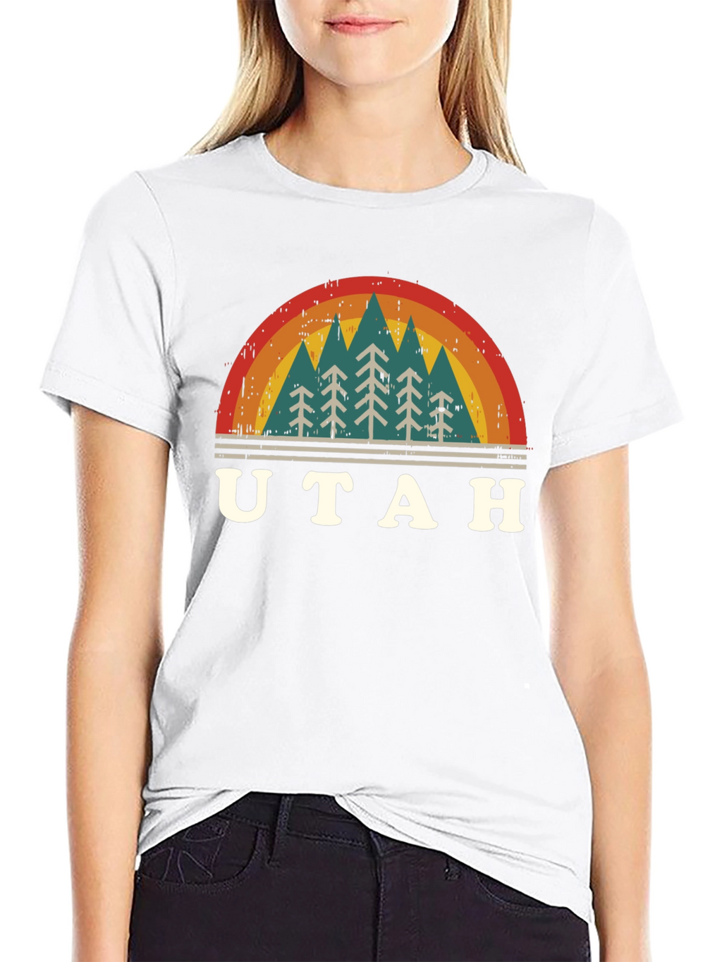 Retro Utah Trees T-Shirt