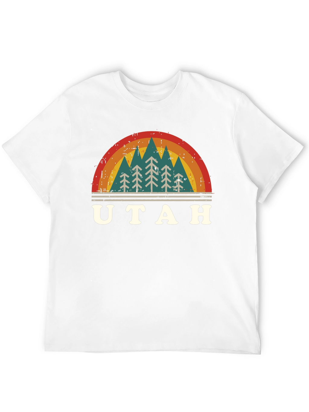Retro Utah Trees T-Shirt