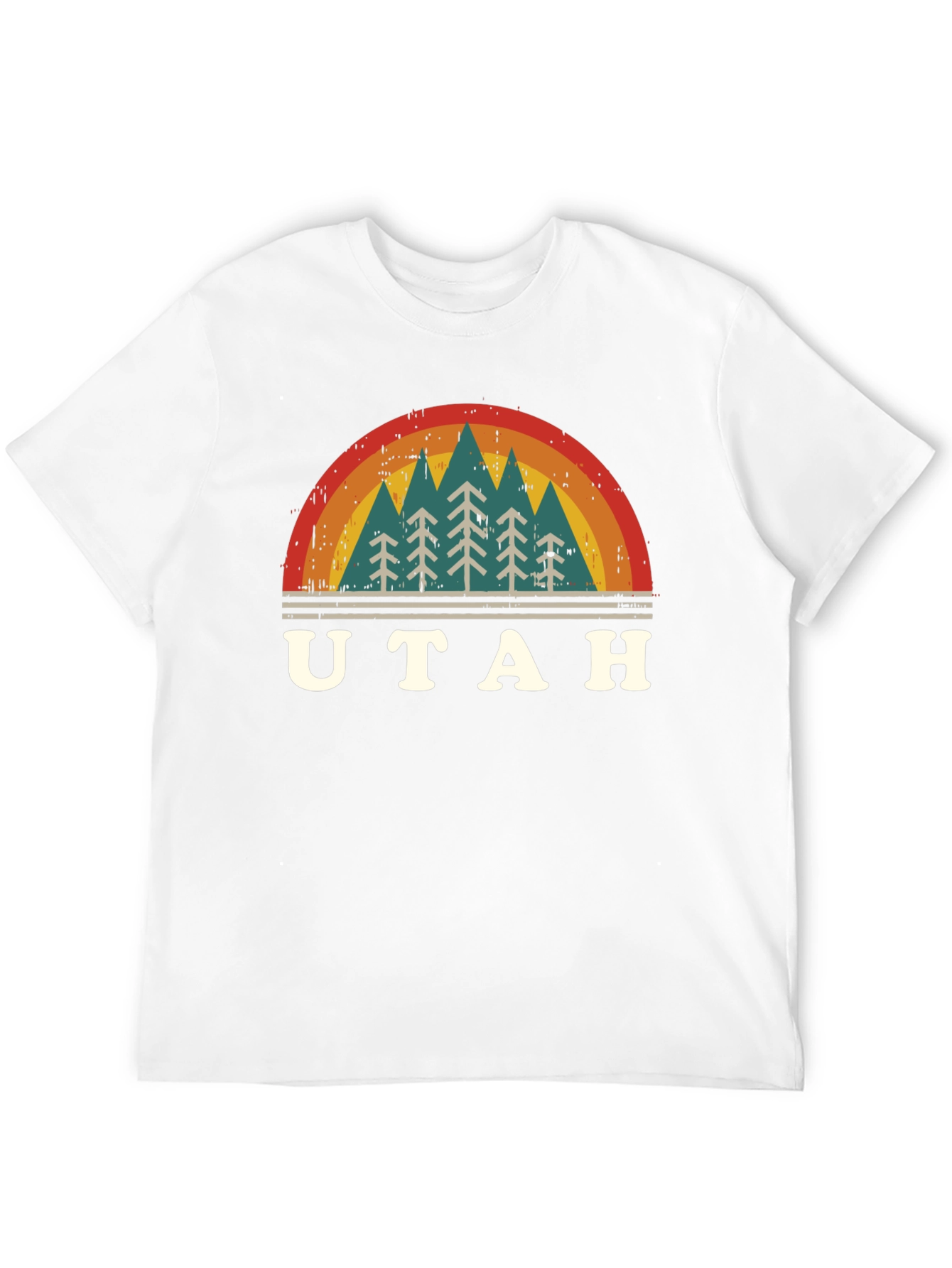 Retro Utah Trees T-Shirt