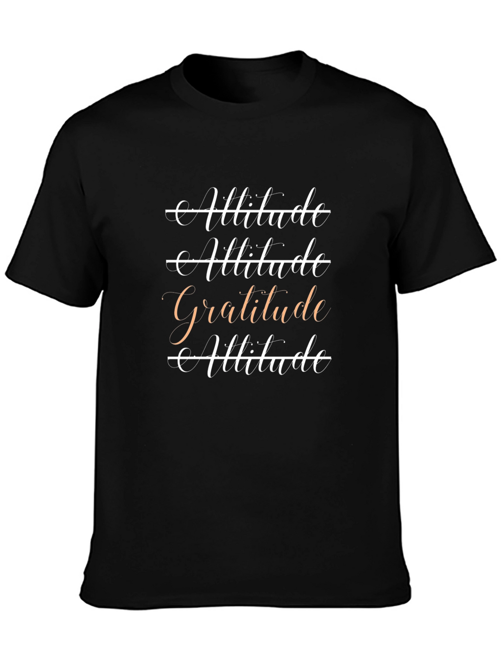 Attitude Gratitude Graphic T-Shirt