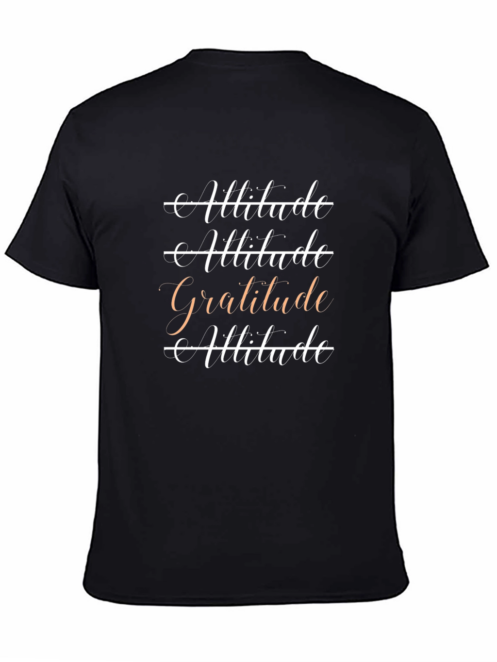 Attitude Gratitude Graphic T-Shirt