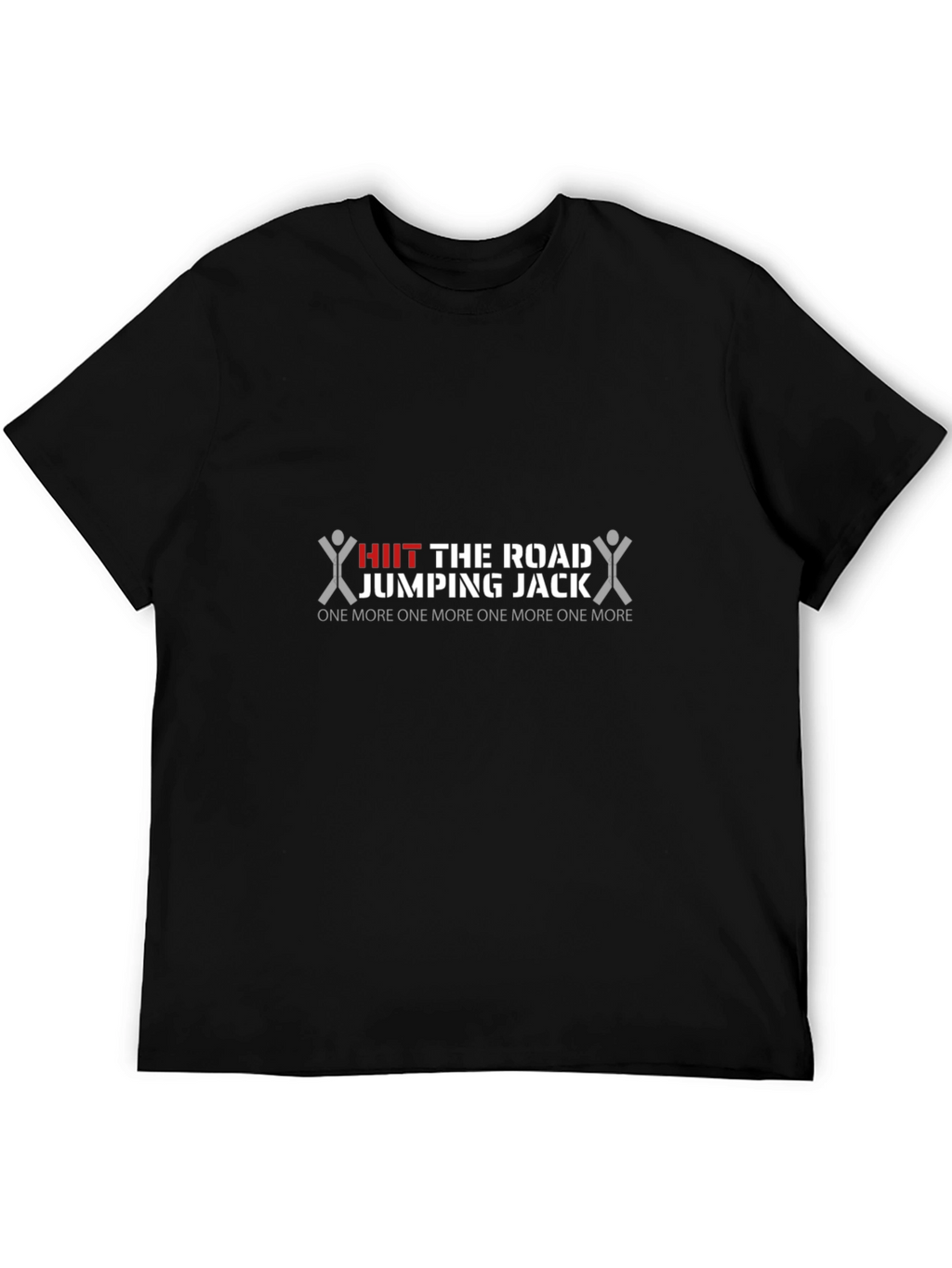 HIIT the Road Jumping Jack Black T-Shirt