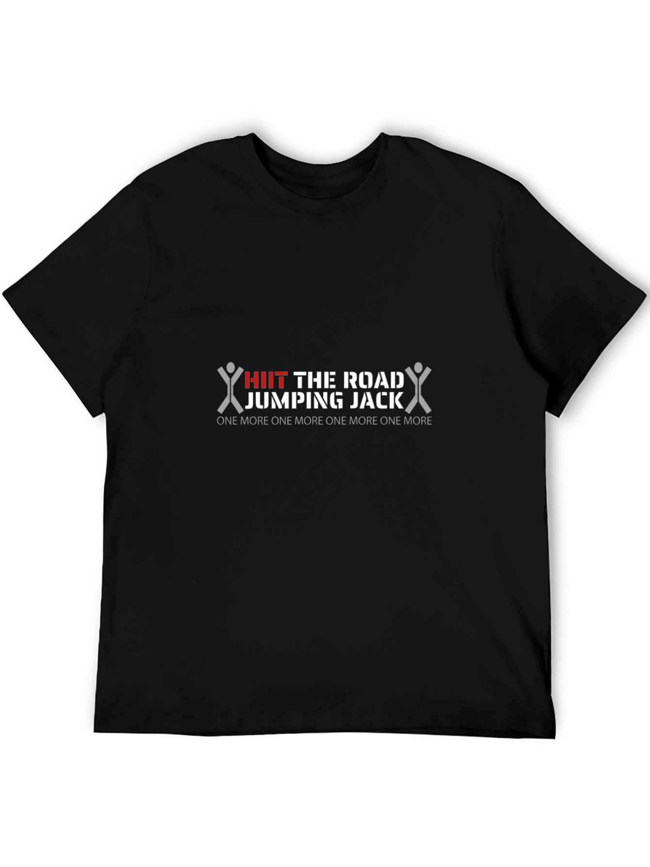 HIIT the Road Jumping Jack Black T-Shirt