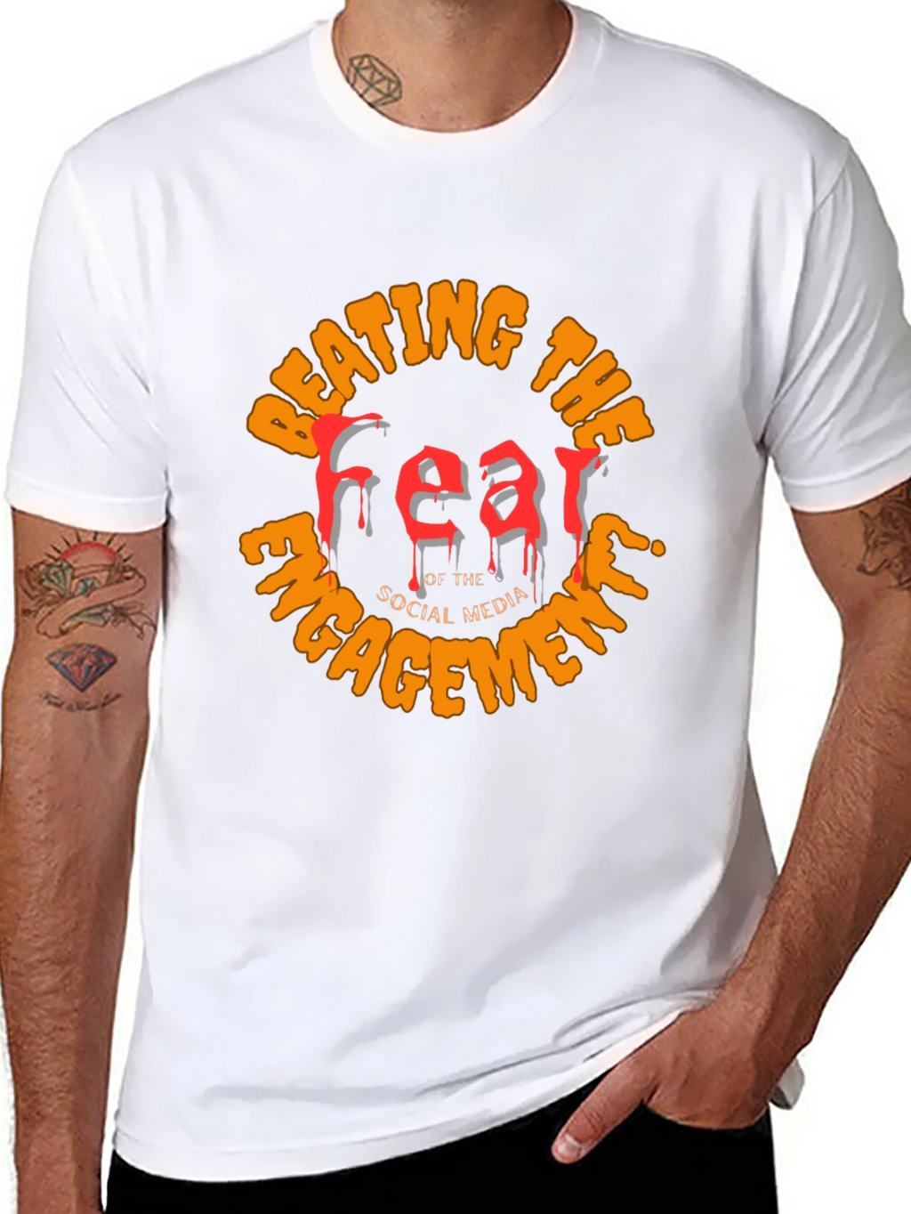 Beating The Fear T-Shirt - Social Media Engagement Tee