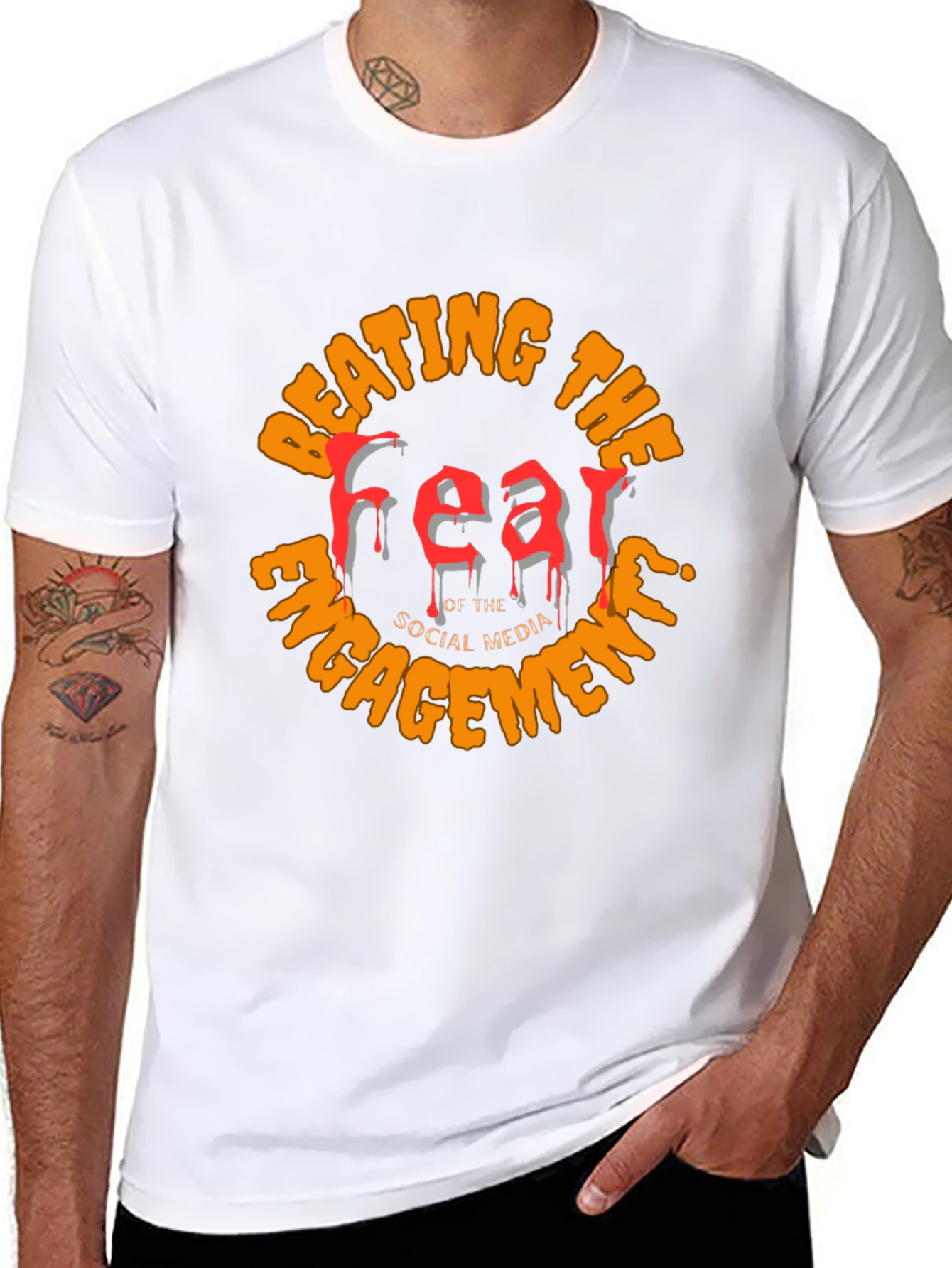 Beating The Fear T-Shirt - Social Media Engagement Tee