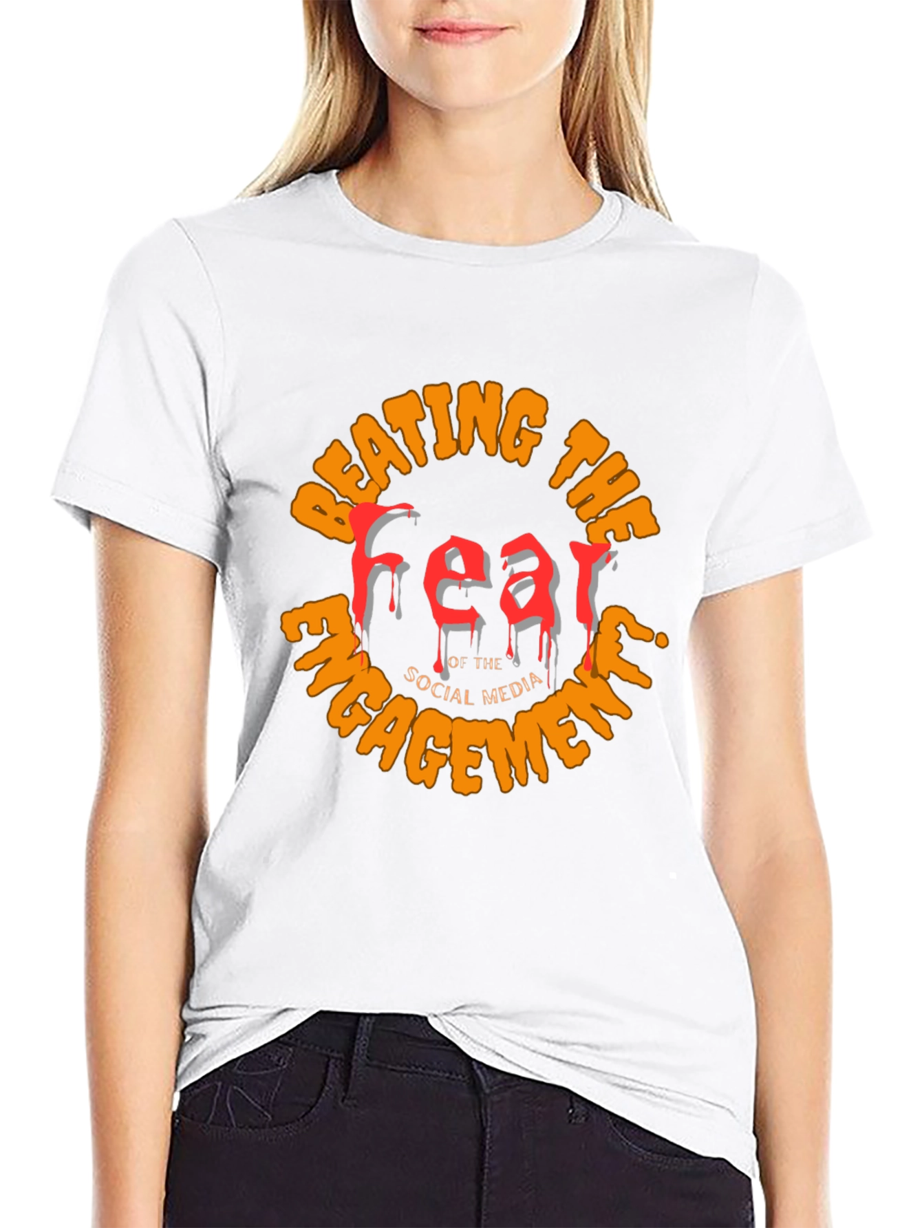 Beating The Fear T-Shirt - Social Media Engagement Tee