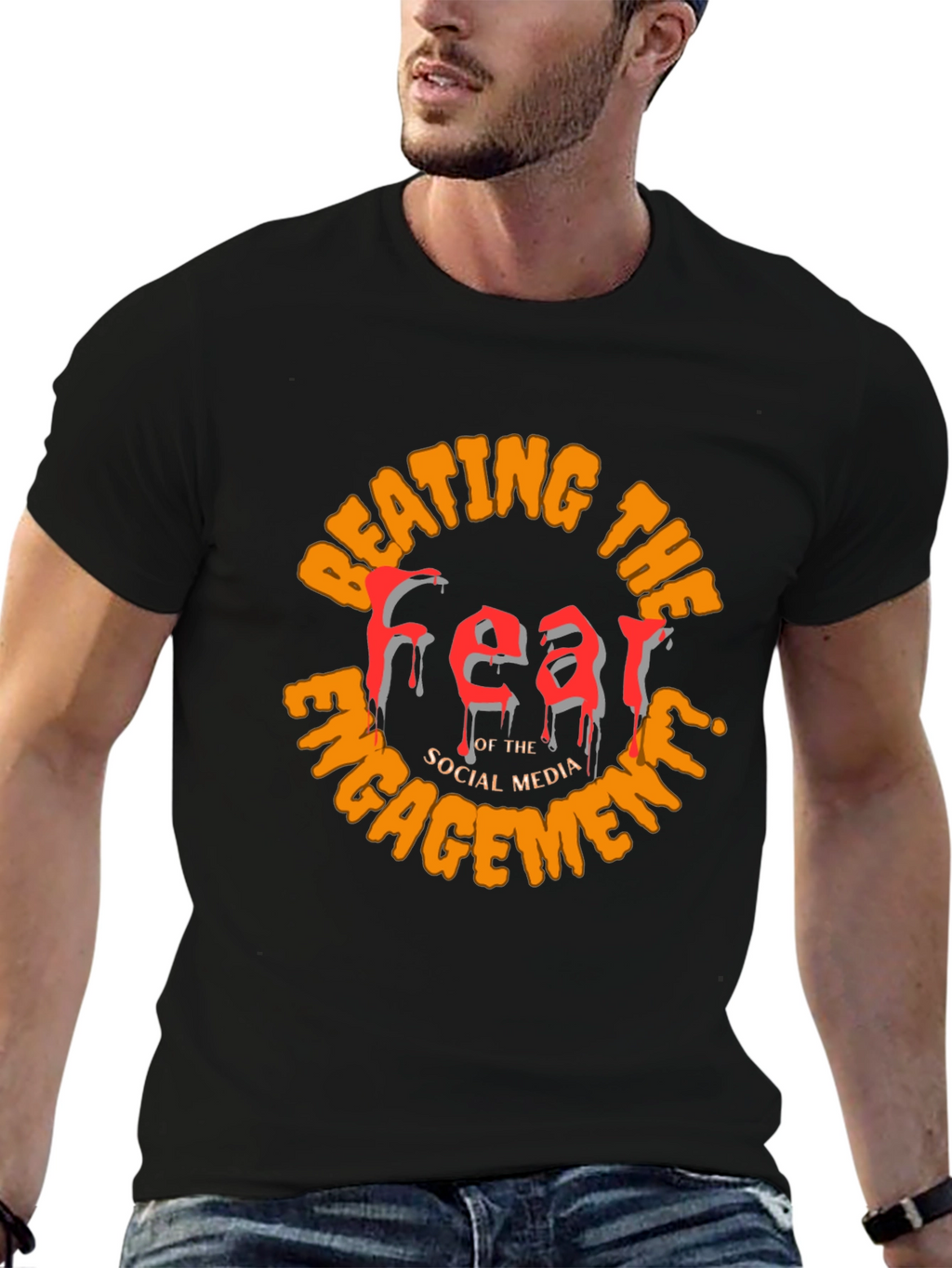 Beating The Fear T-Shirt - Social Media Engagement Tee