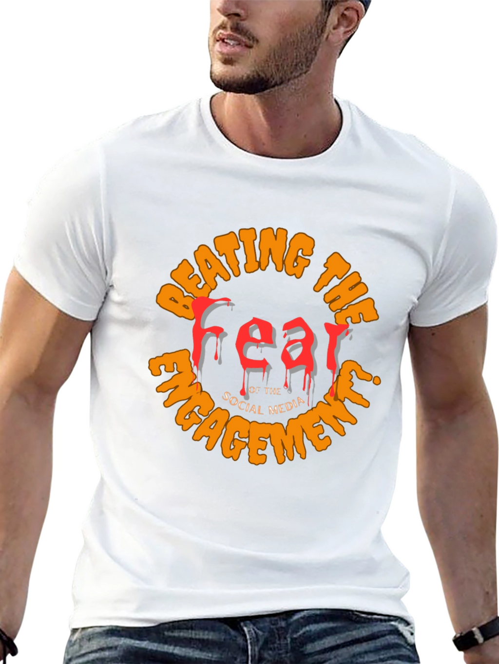Beating The Fear T-Shirt - Social Media Engagement Tee