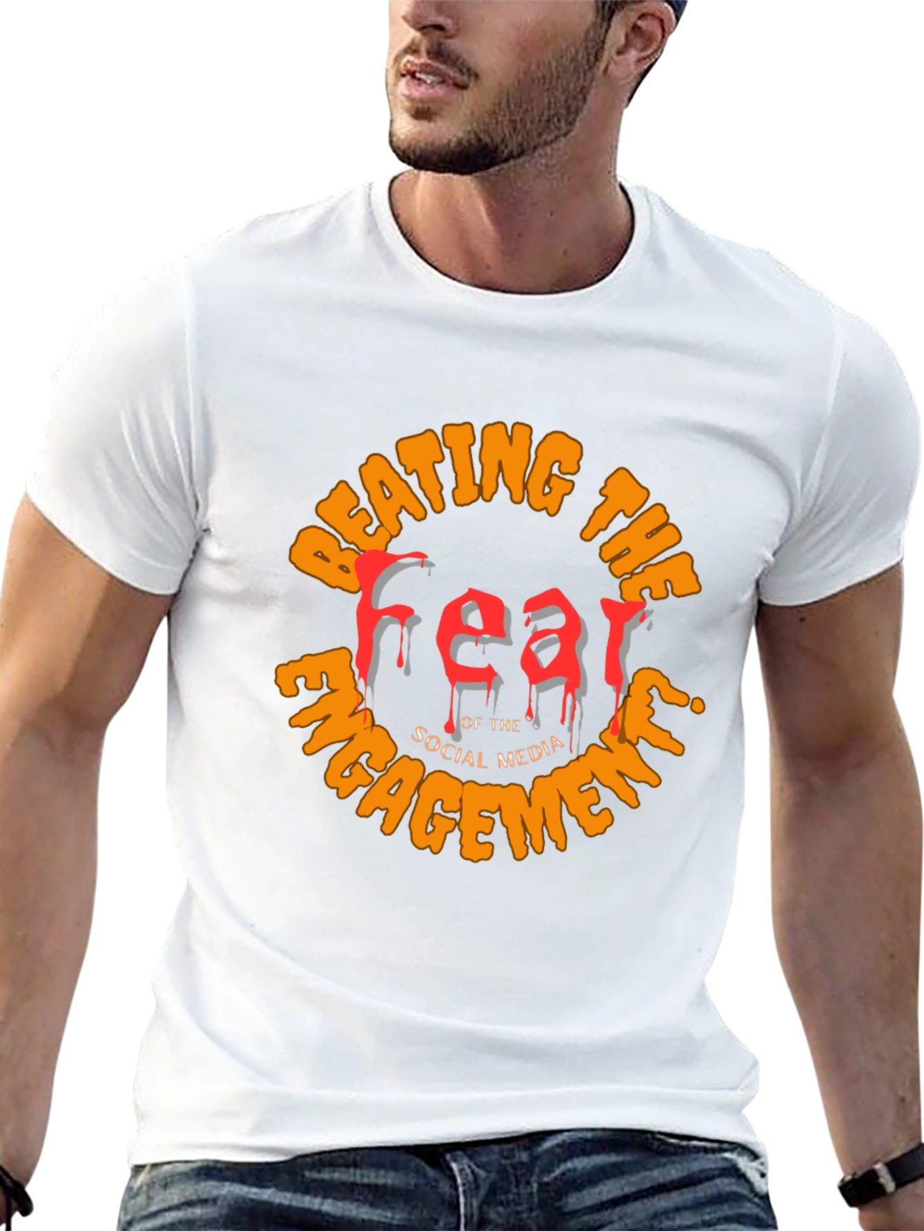 Beating The Fear T-Shirt - Social Media Engagement Tee