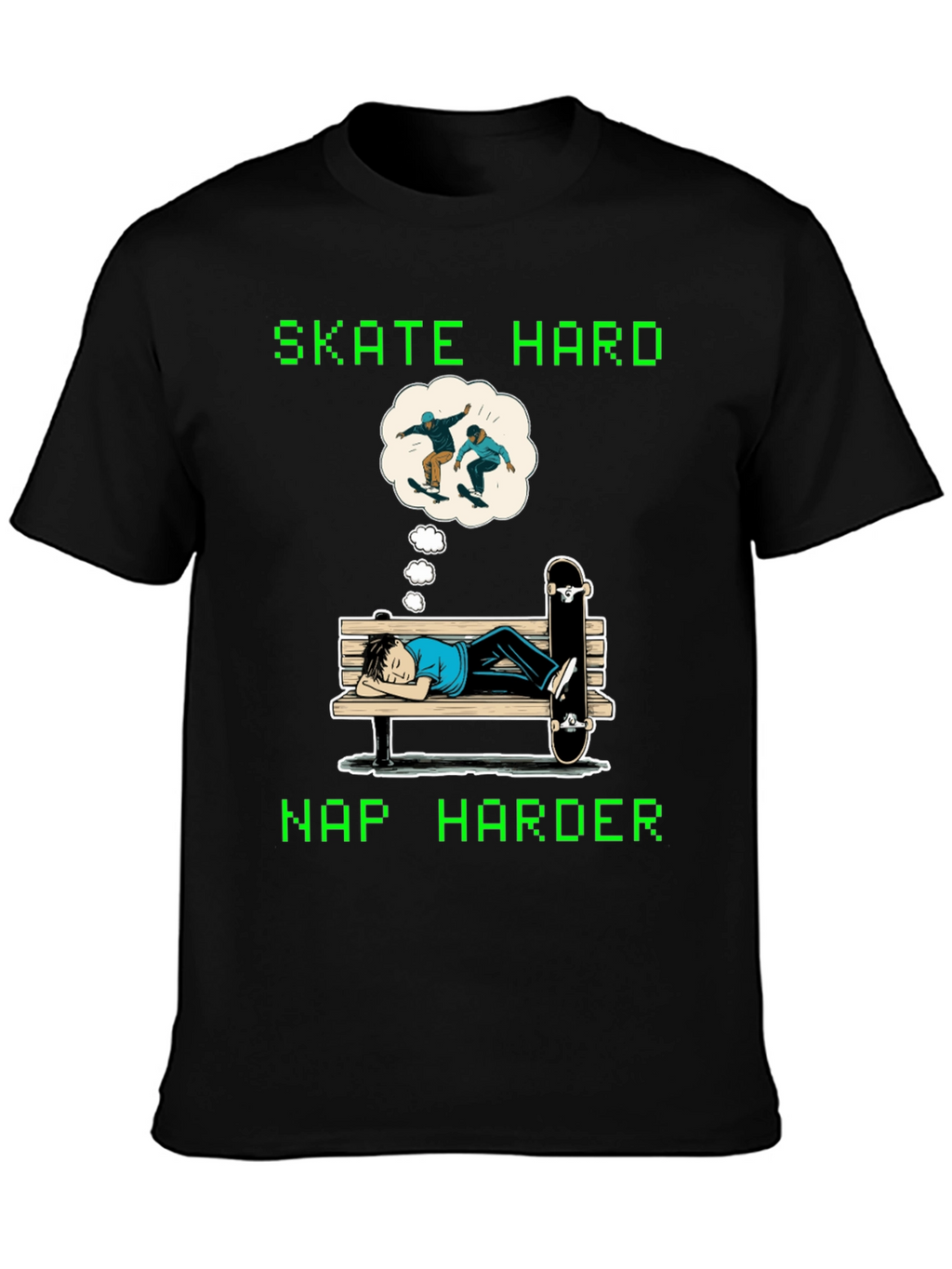 Skate Hard Nap Harder Graphic Tee