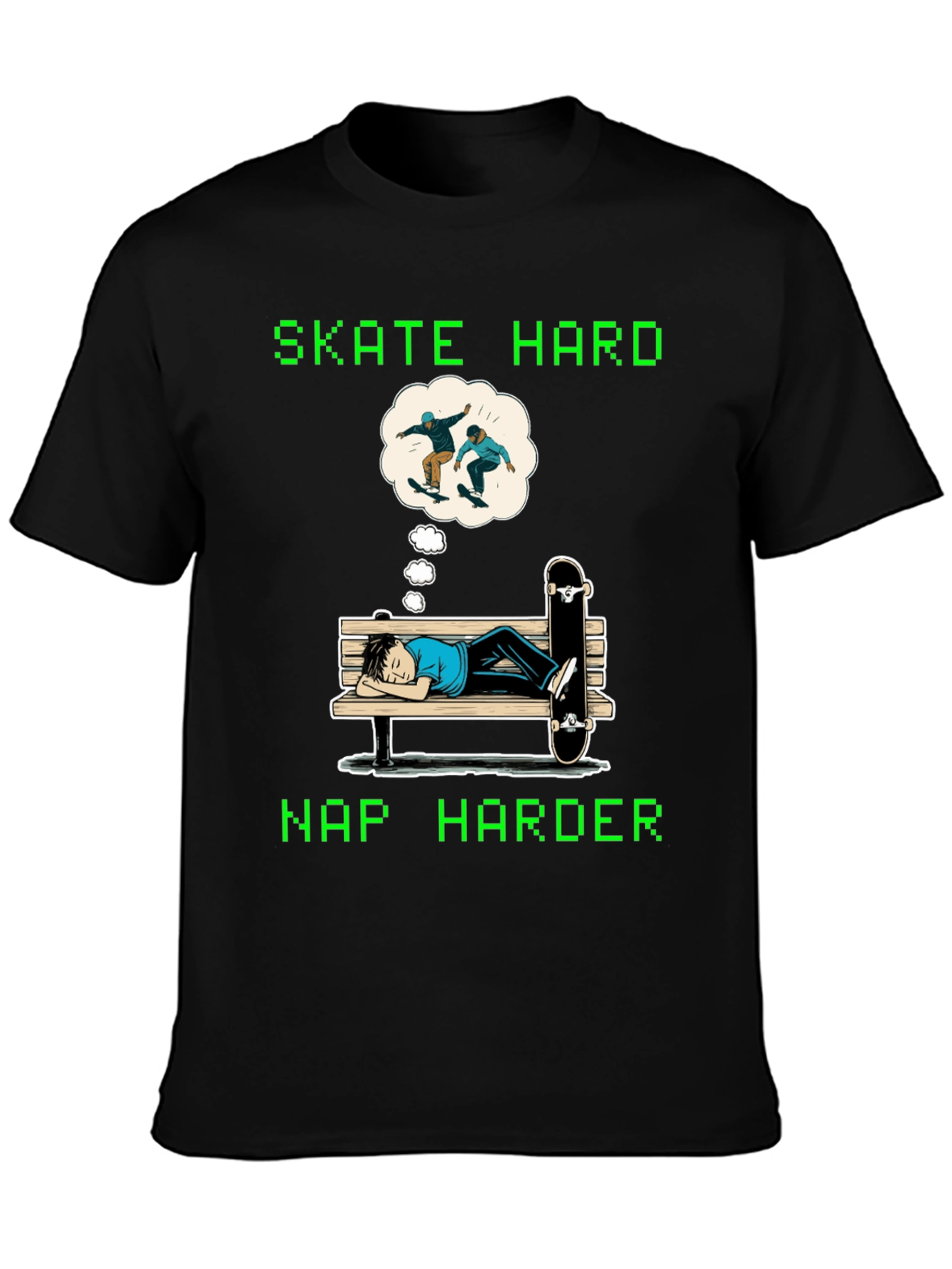 Skate Hard Nap Harder Graphic Tee