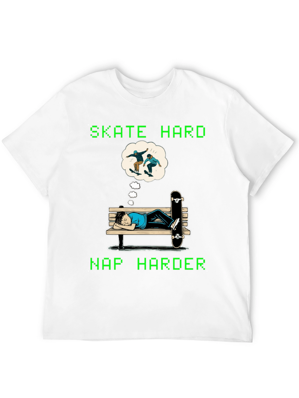 Skate Hard Nap Harder Graphic Tee