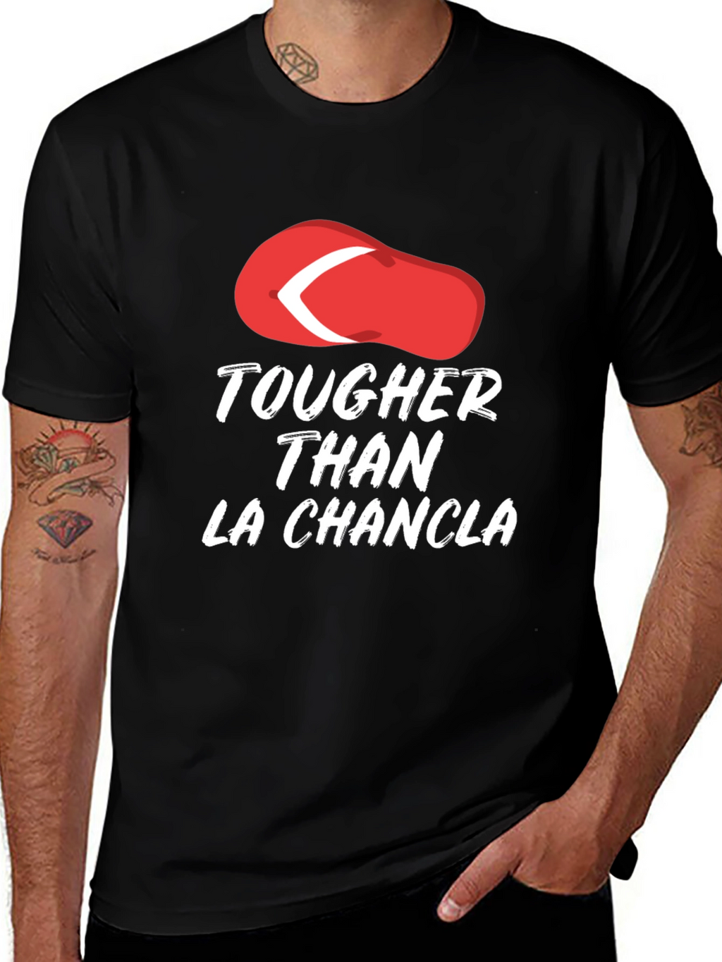 Tougher Than La Chancla Funny Graphic Tee