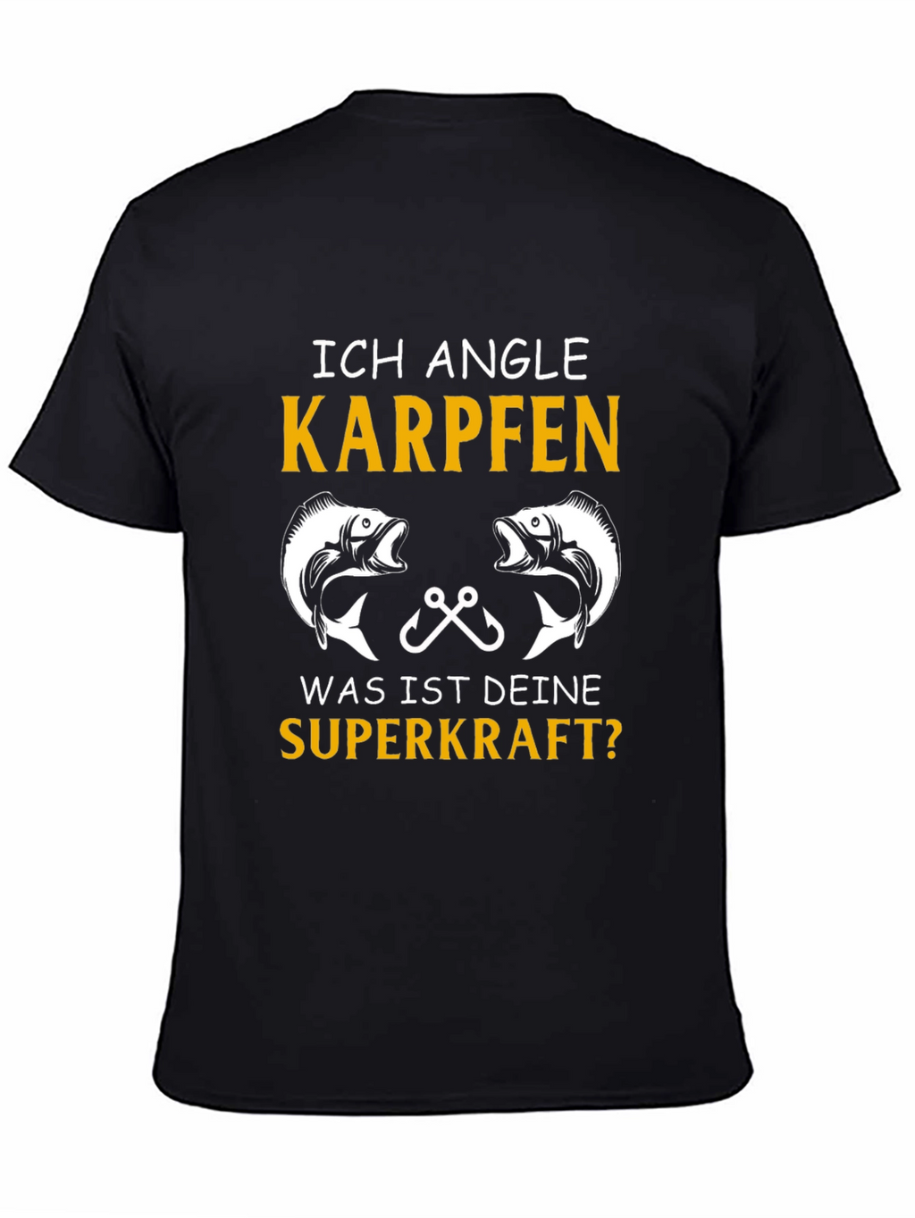 Ich Angle Karpfen T-Shirt - Fishing Superpower