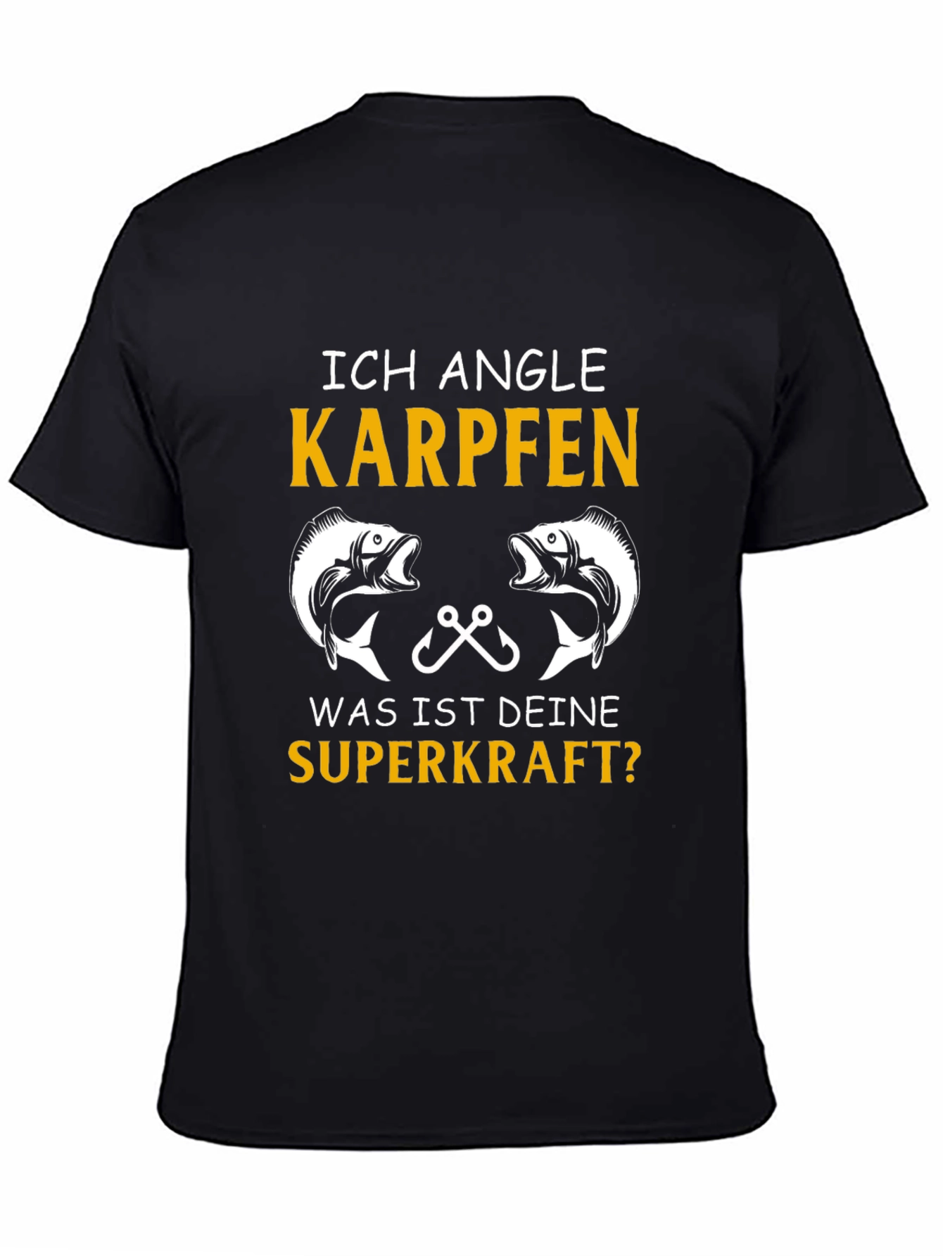 Ich Angle Karpfen T-Shirt - Fishing Superpower