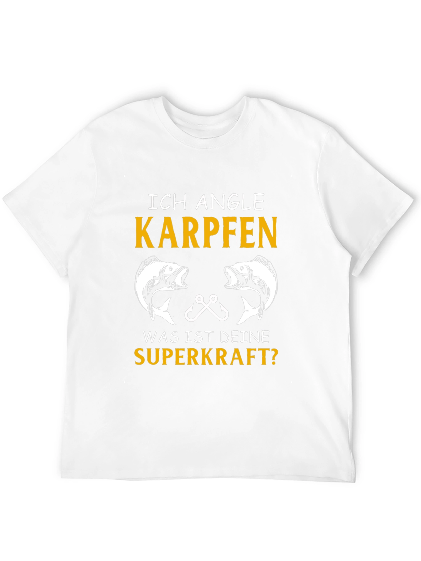Ich Angle Karpfen T-Shirt - Fishing Superpower