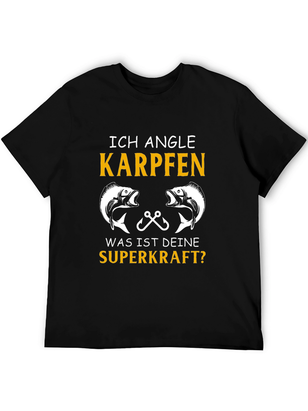 Ich Angle Karpfen T-Shirt - Fishing Superpower