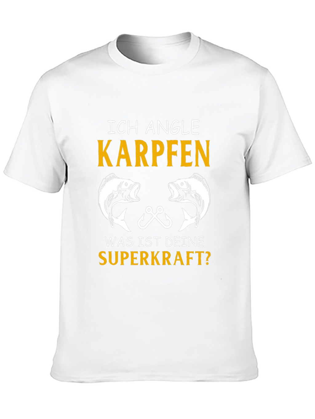 Ich Angle Karpfen T-Shirt - Fishing Superpower