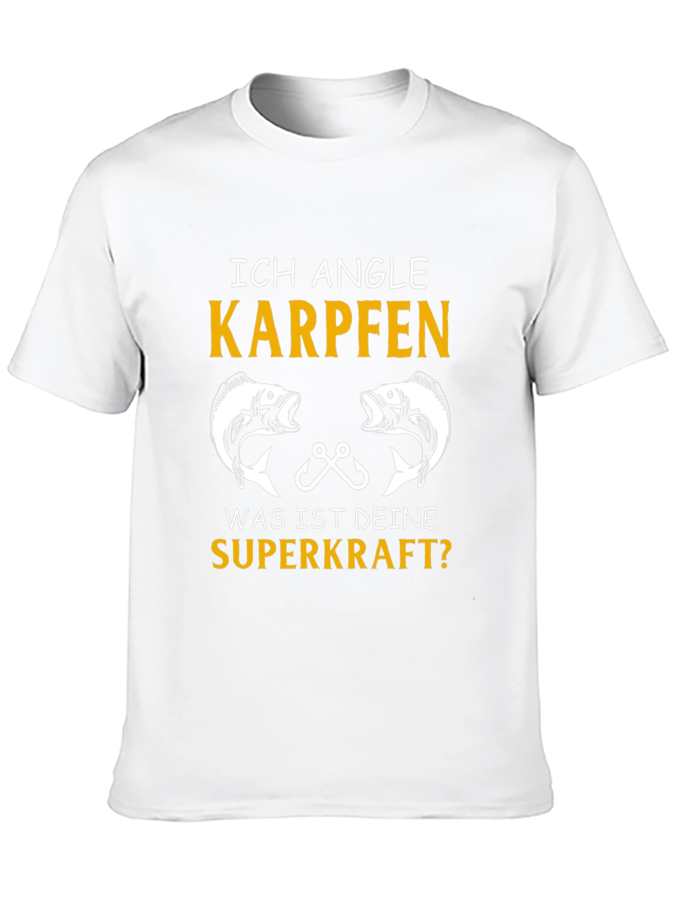 Ich Angle Karpfen T-Shirt - Fishing Superpower