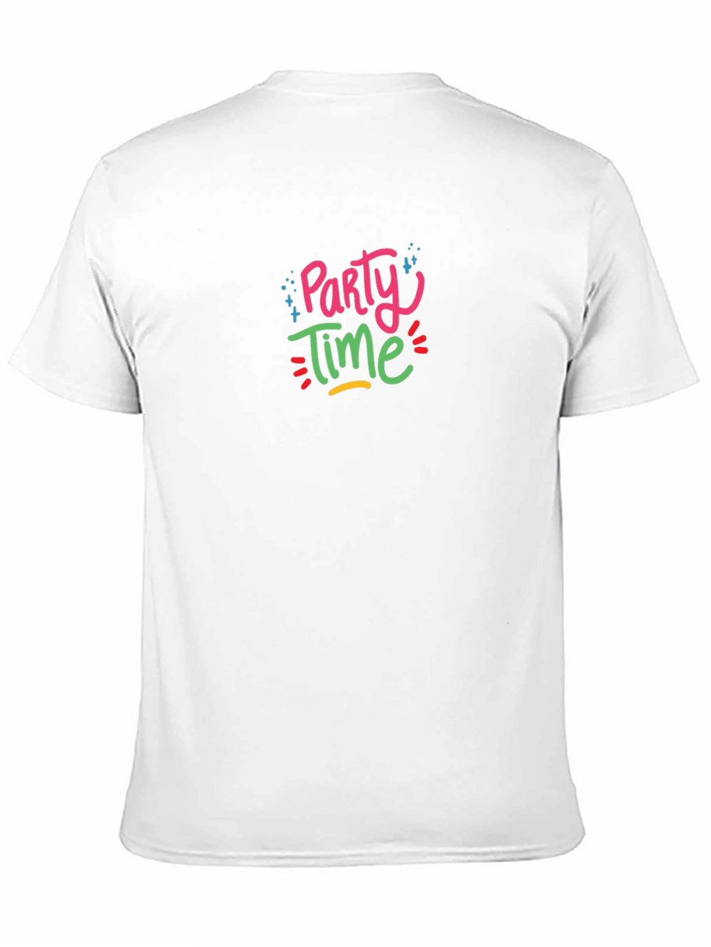 Party Time Graphic Black T-Shirt