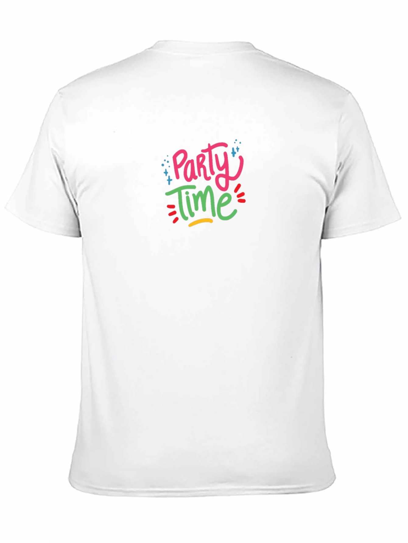 Party Time Graphic Black T-Shirt