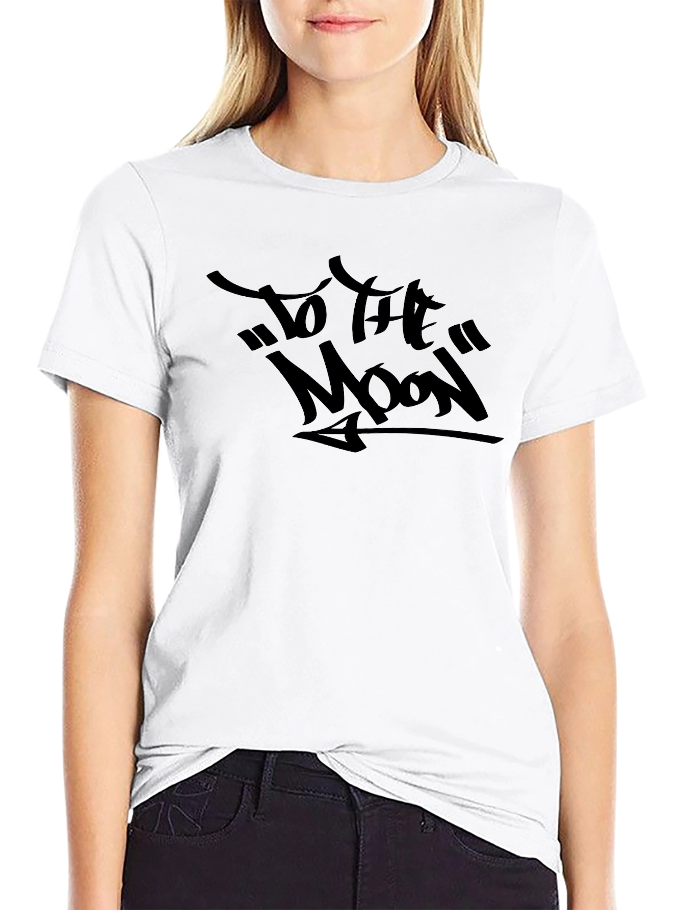 To The Moon Graphic Tee - Crypto Meme T-Shirt