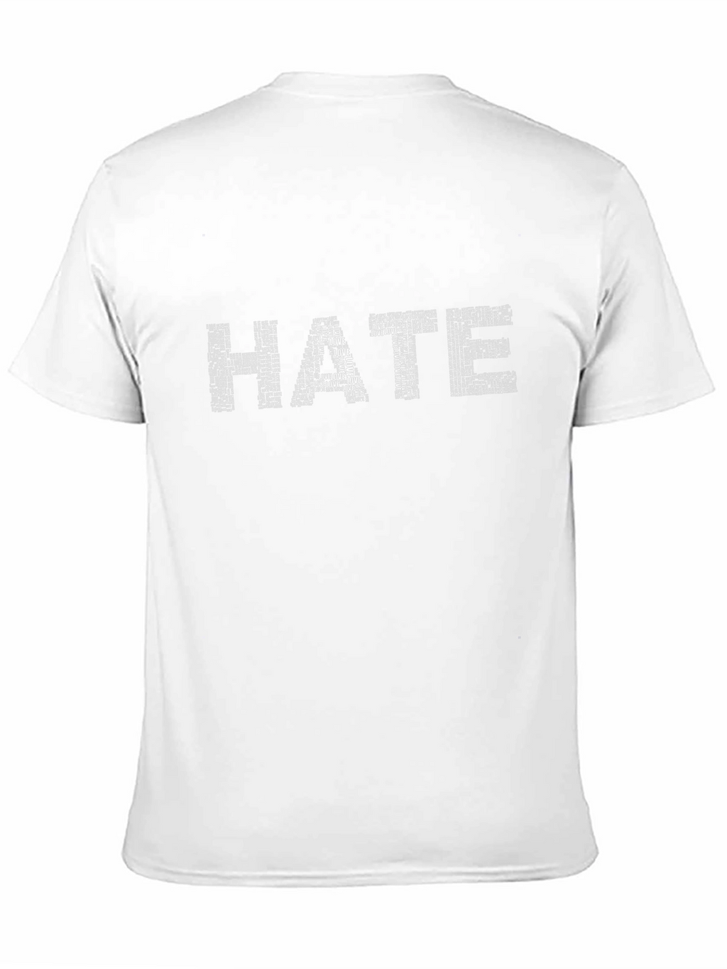 Hate/Love Word Art Graphic T-Shirt