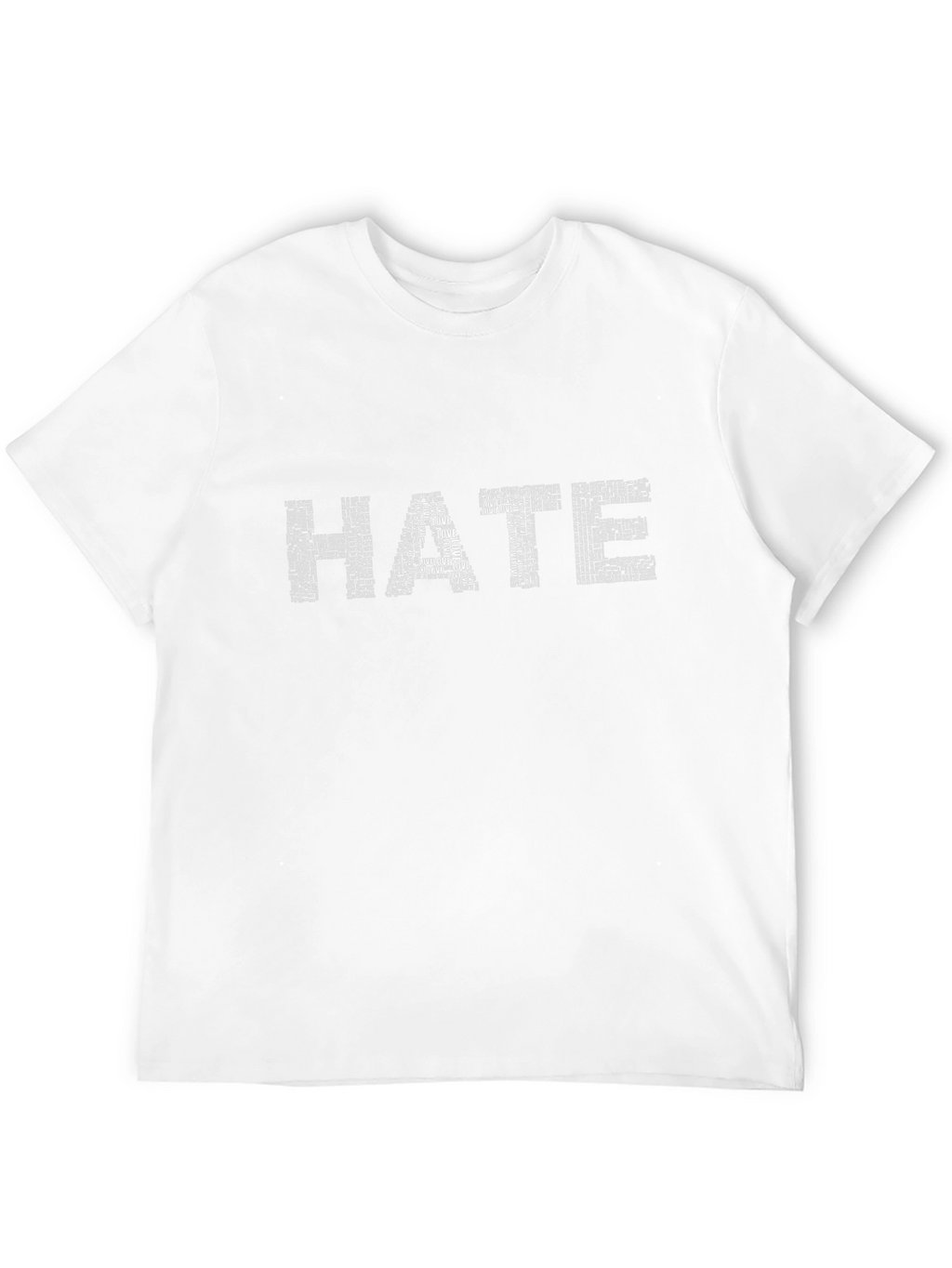 Hate/Love Word Art Graphic T-Shirt