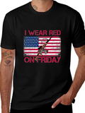 I Wear Red On Friday Patriotic T-Shirt