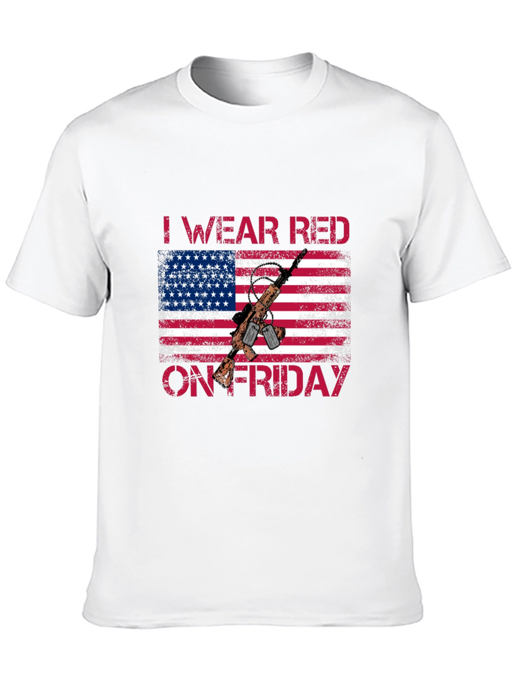 I Wear Red On Friday Patriotic T-Shirt