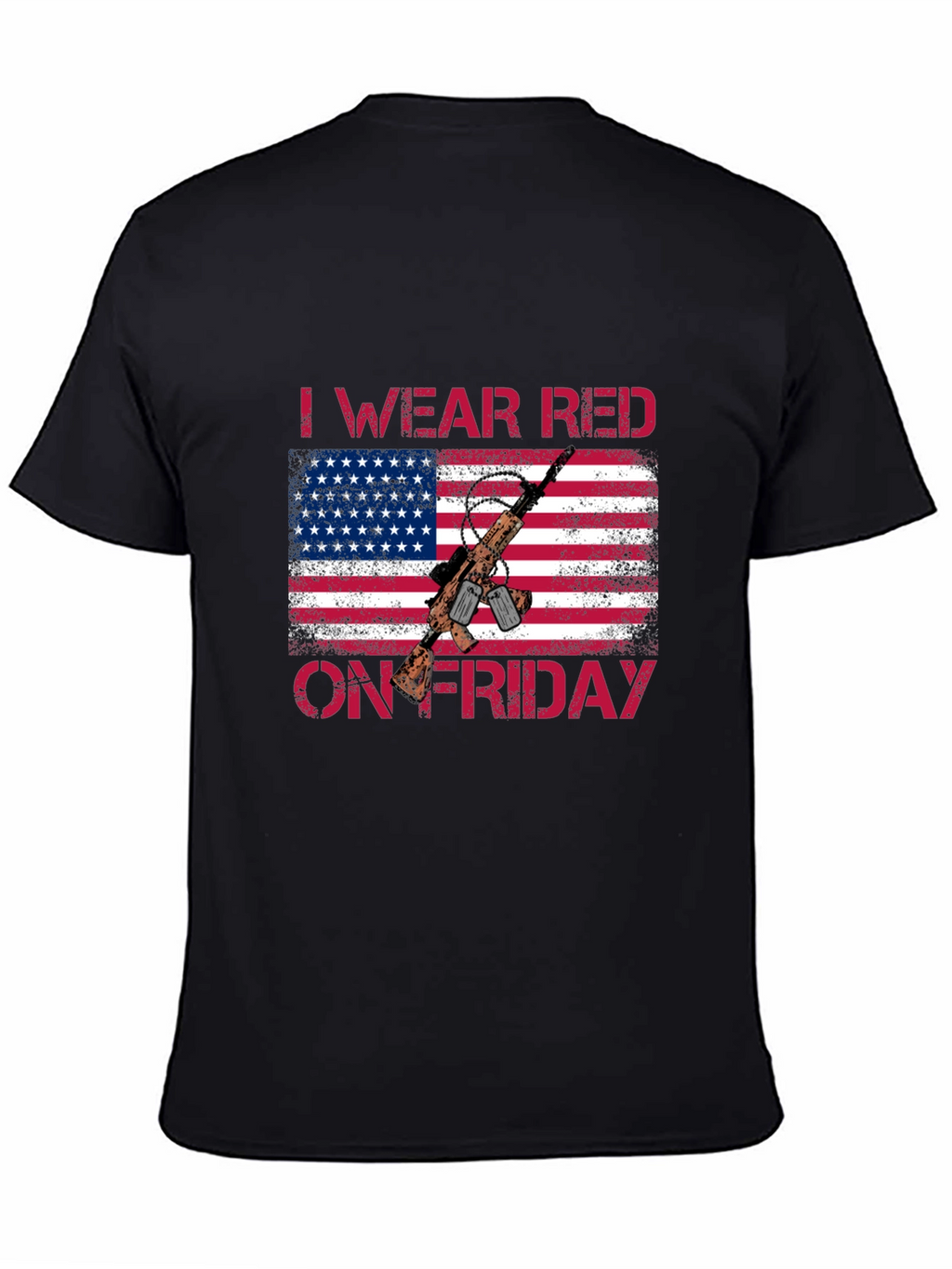 I Wear Red On Friday Patriotic T-Shirt