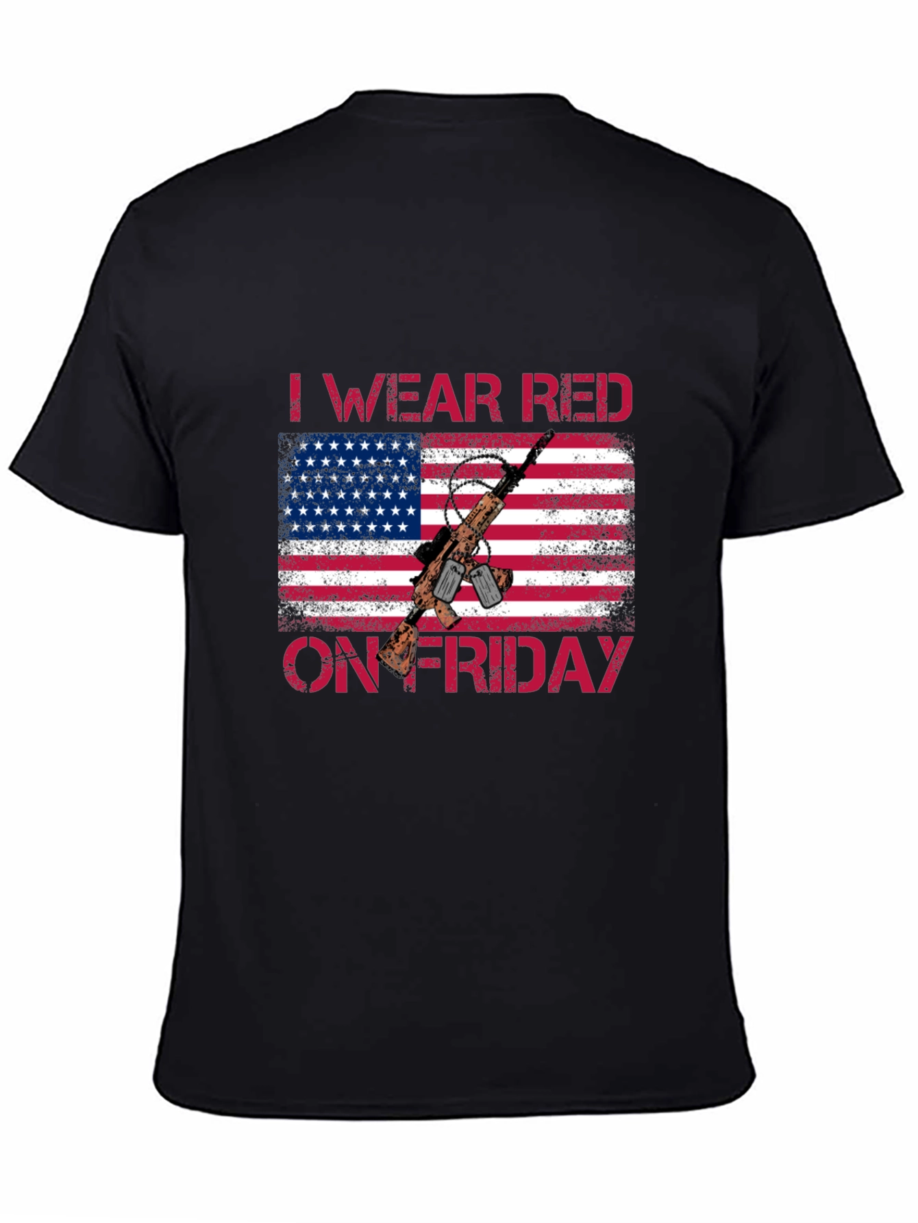 I Wear Red On Friday Patriotic T-Shirt