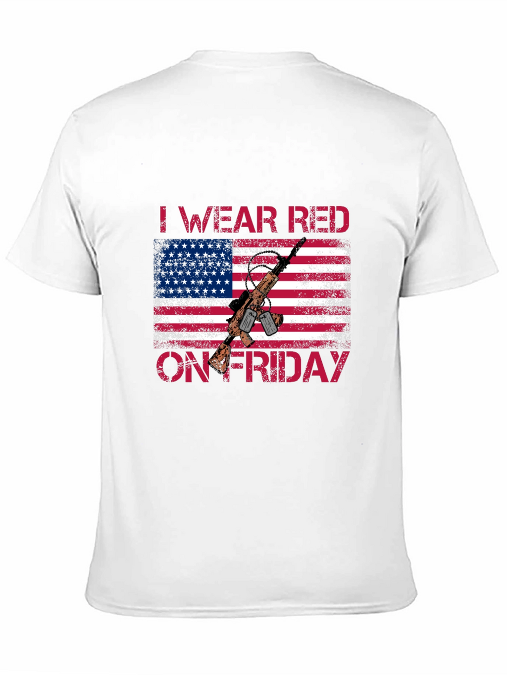 I Wear Red On Friday Patriotic T-Shirt