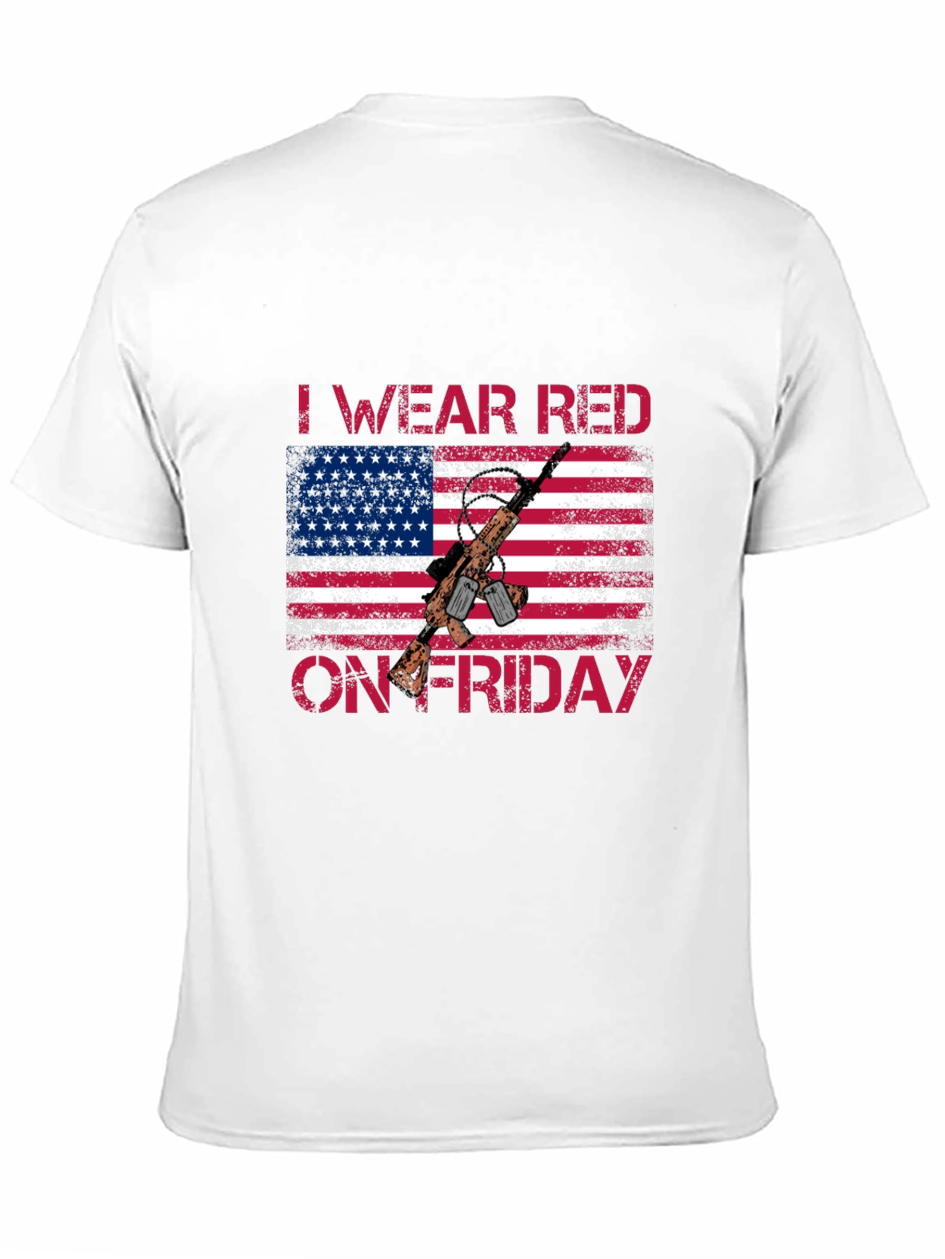 I Wear Red On Friday Patriotic T-Shirt