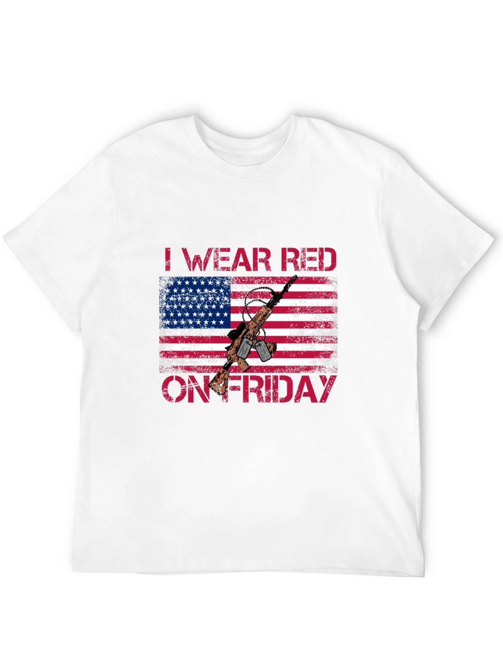 I Wear Red On Friday Patriotic T-Shirt
