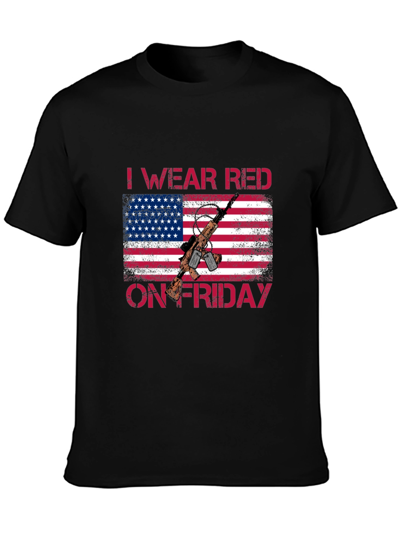 I Wear Red On Friday Patriotic T-Shirt