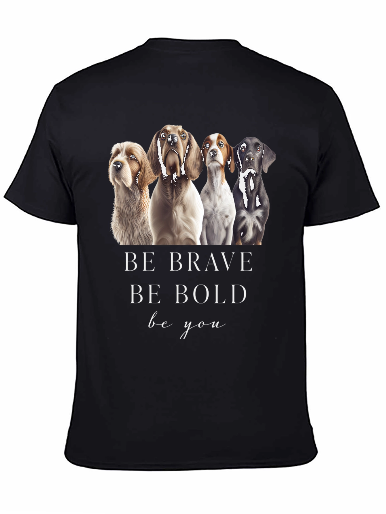Be Brave Dog Graphic Tee