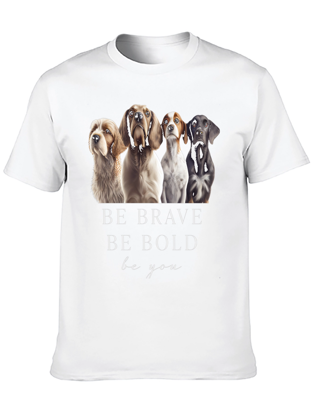 Be Brave Dog Graphic Tee
